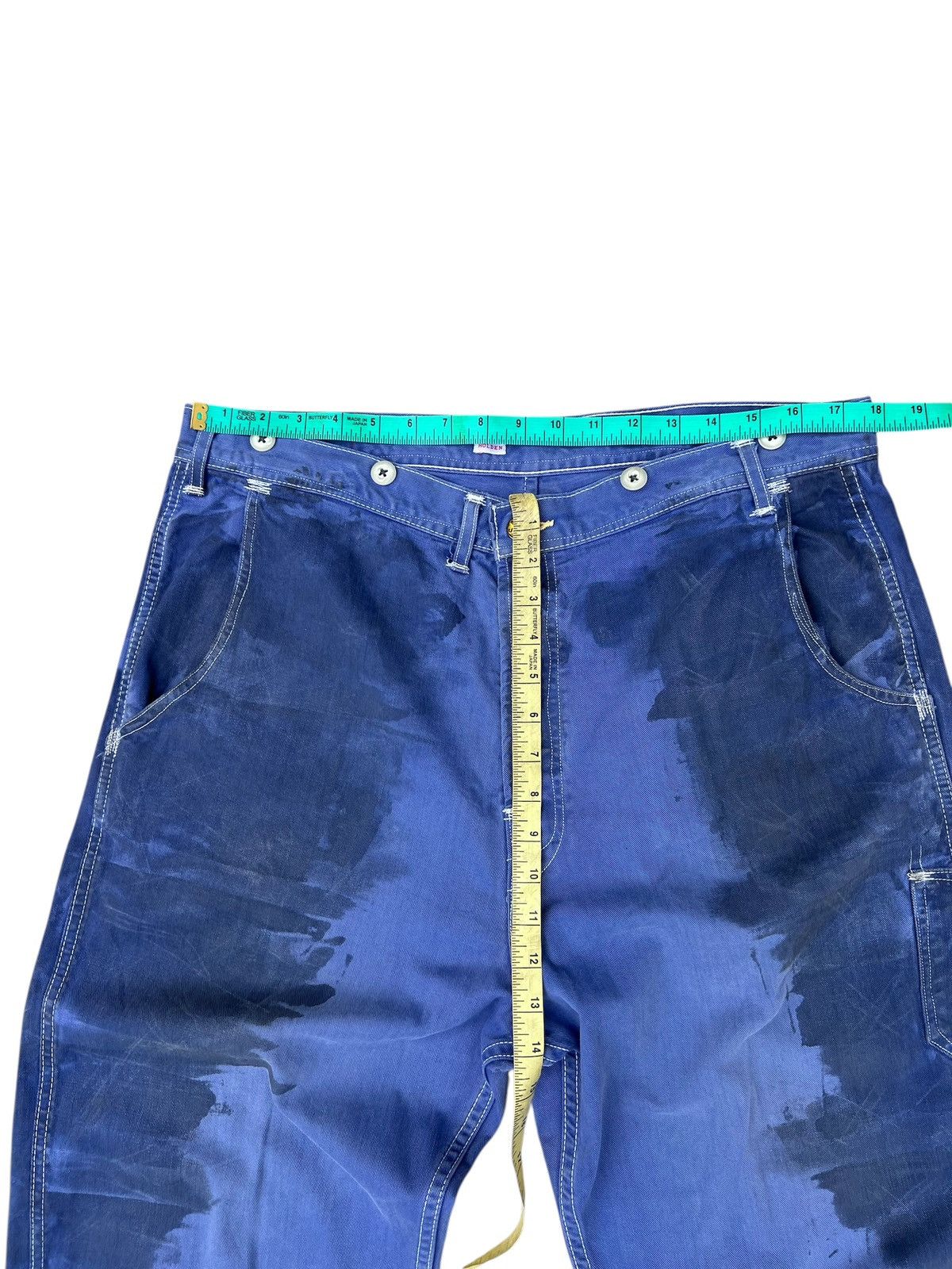 Levi's Archive 2003 Levi’s Red HOLDEN Waxed Stains Cotton Work Pant Size US 34 / EU 50 - 4 Thumbnail