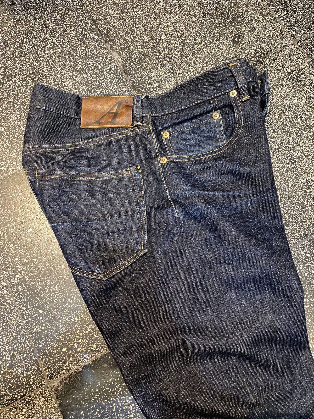 ANATOMICA × Japanese Brand Anatomica, High Waisted 618 Original Seamless Denim Indigo Size US 31 - 5 Thumbnail