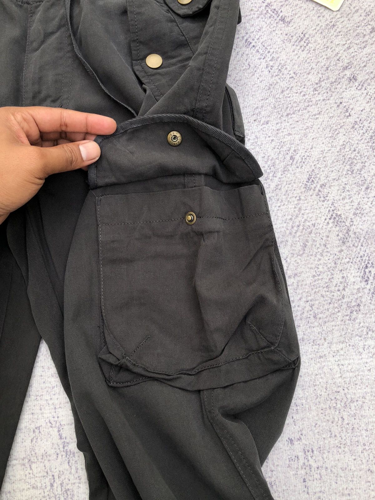 Other Black Cargo Pants Multipocket Tactical Soft Fabric Size US 27 - 7 Thumbnail