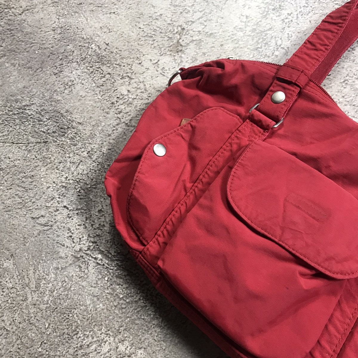 Vintage Vintage Y2K Red Crossbody Pocket Bag Streetwear Baggy OS Size ONE SIZE - 5 Thumbnail
