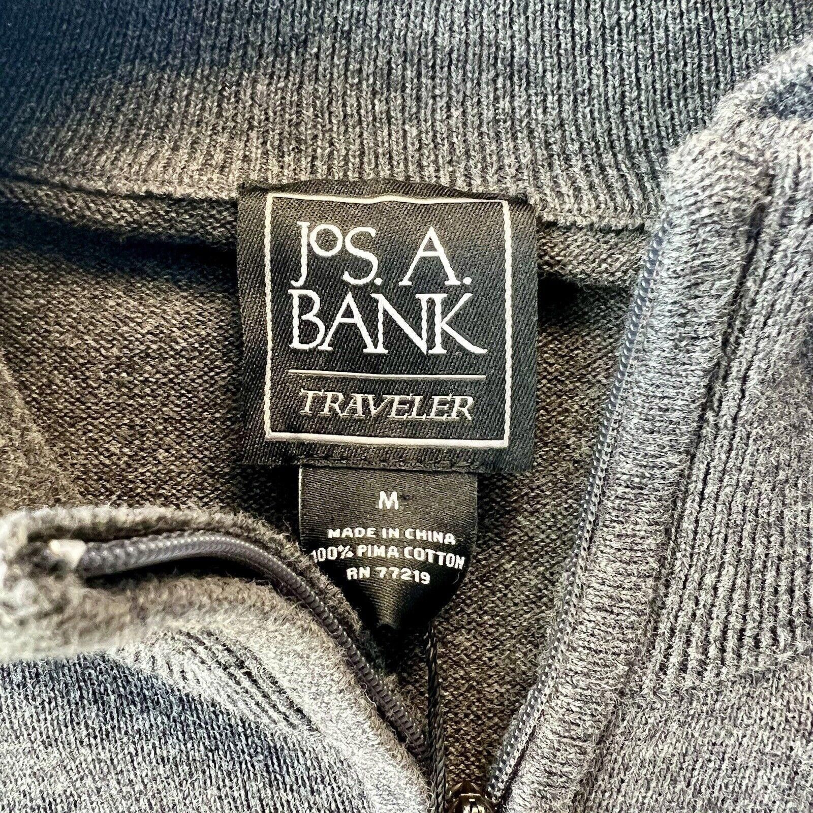 Jos. A. Bank NWT JoS A Bank Pima Cotton 1/4 Zip Sweater Mens L Mock Neck Size US M / EU 48-50 / 2 - 3 Thumbnail