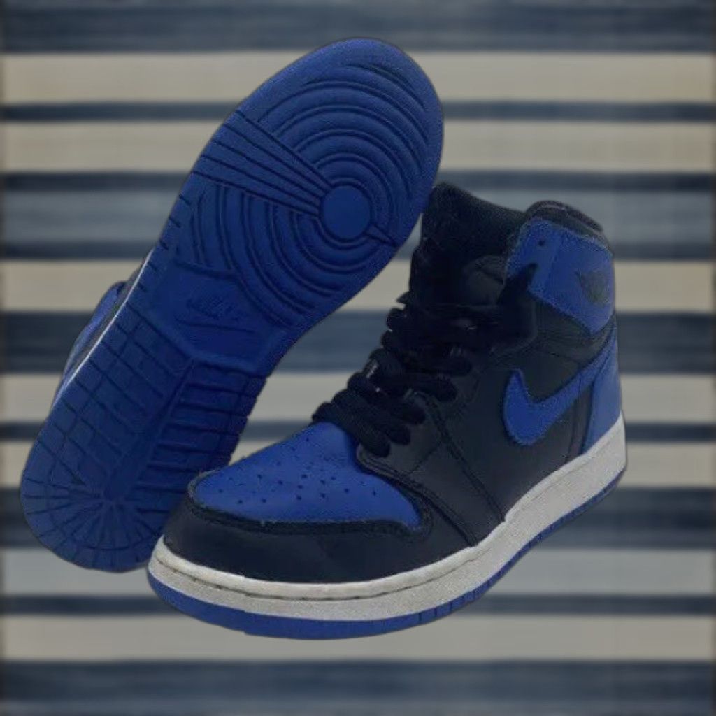 Nike Air Jordan Mid 'Hyper Royal' Sneakers Size 6Y Youth GS Blue