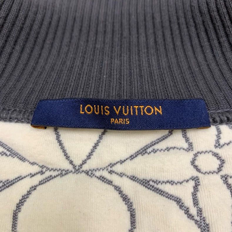 Louis Vuitton LOUIS VUITTON Cotton-padded jacket with black flowers and p Size US M / EU 48-50 / 2 - 6 Thumbnail