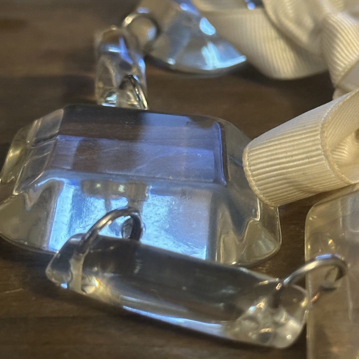 Vintage Vintage chunky clear faceted lucite necklace Size ONE SIZE - 3 Thumbnail