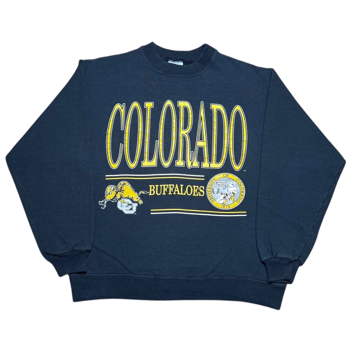 NCAA 1980s NCAA Colorado Buffaloes Spell Out Mascot Sweatshirt Size US L / EU 52-54 / 3 - 1 Thumbnail