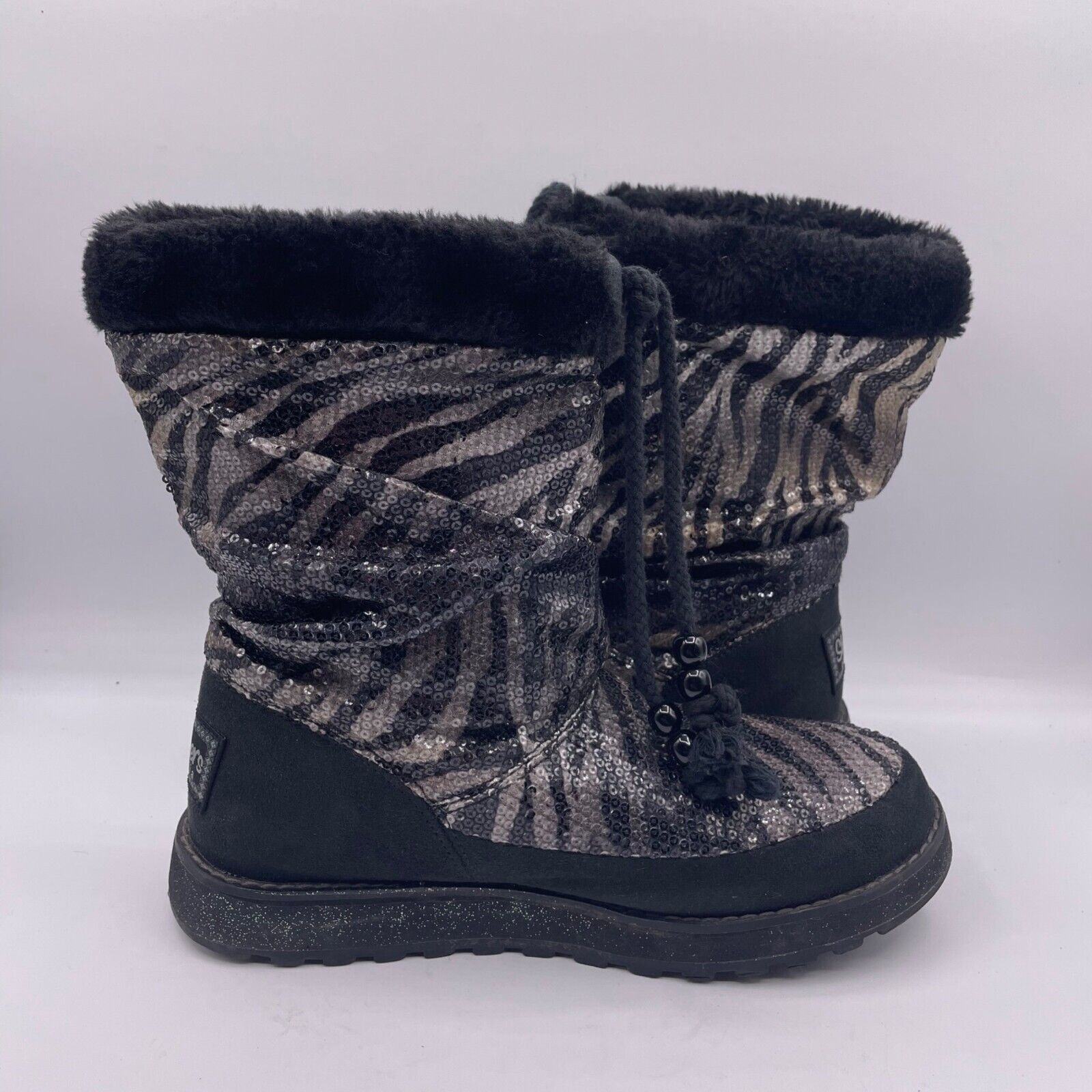 SKECHERS Skechers Australia Keepsakes Sequin Zebra Crossing Boots 7.5 Size US 7.5 / IT 37.5 - 5 Thumbnail