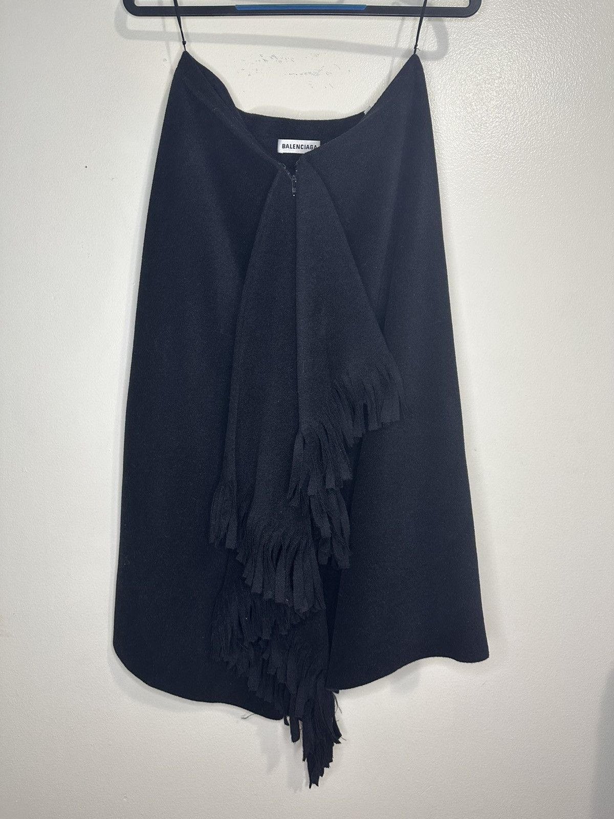 Balenciaga Balenciaga Wool fringe skirt Size 26" / US 2 / IT 38 - 3 Thumbnail