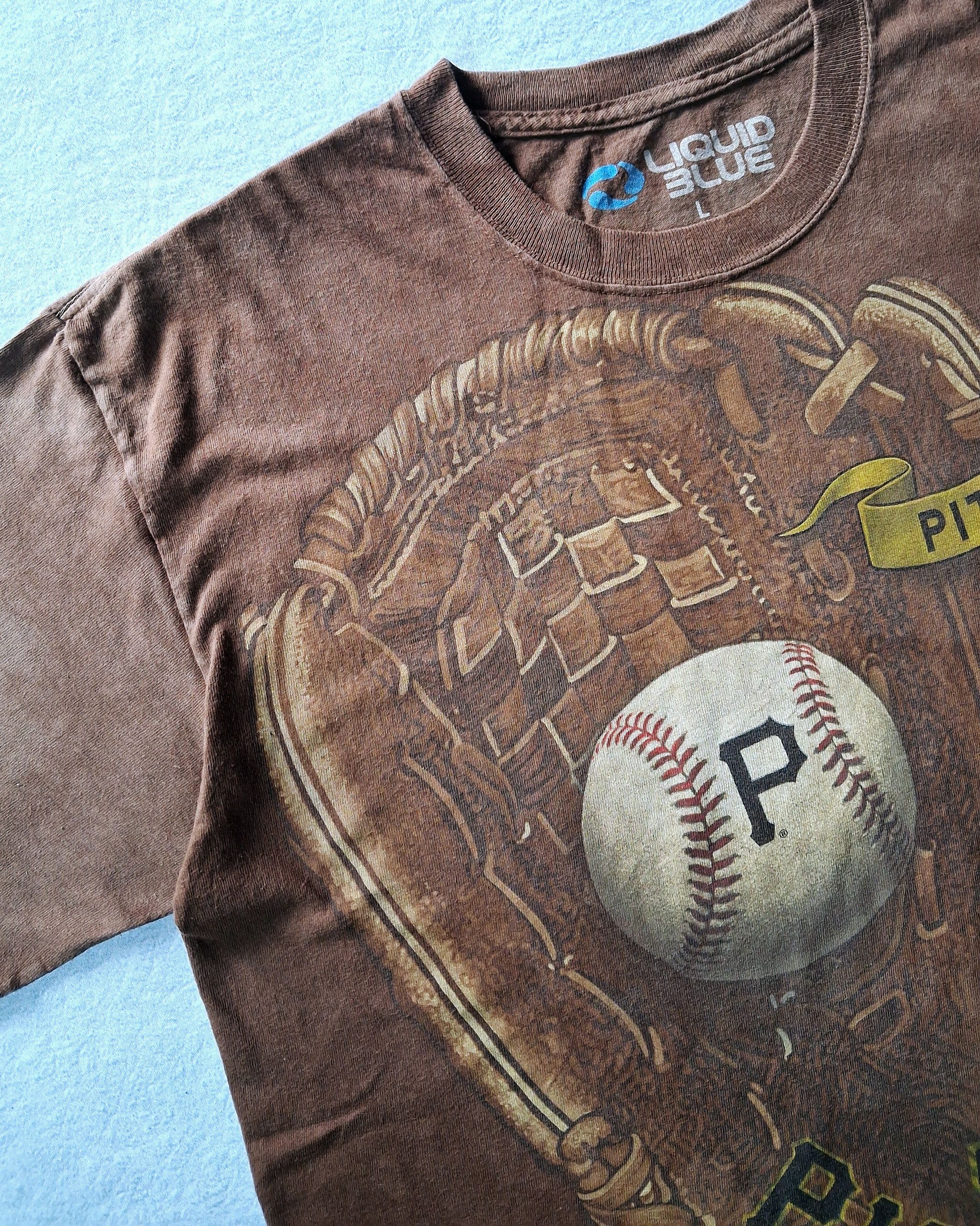 Liquid Blue MLB PITTSBURGH PIRATES GLOVE LIQUID BLUE 2016 BROWN WASHED Size US XL / EU 56 / 4 - 2 Thumbnail