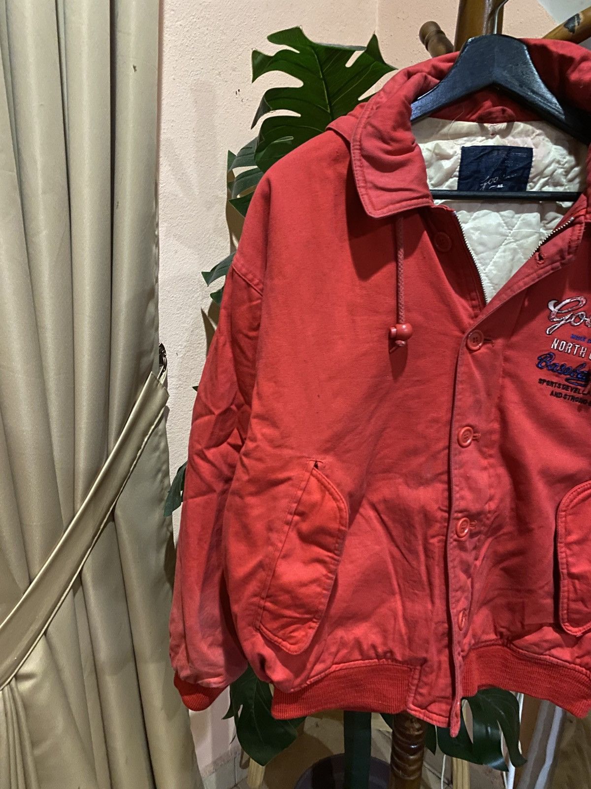 Godspeed Vintage Godspeed North Carolina Red Hooded Jacket Size US L / EU 52-54 / 3 - 7 Thumbnail