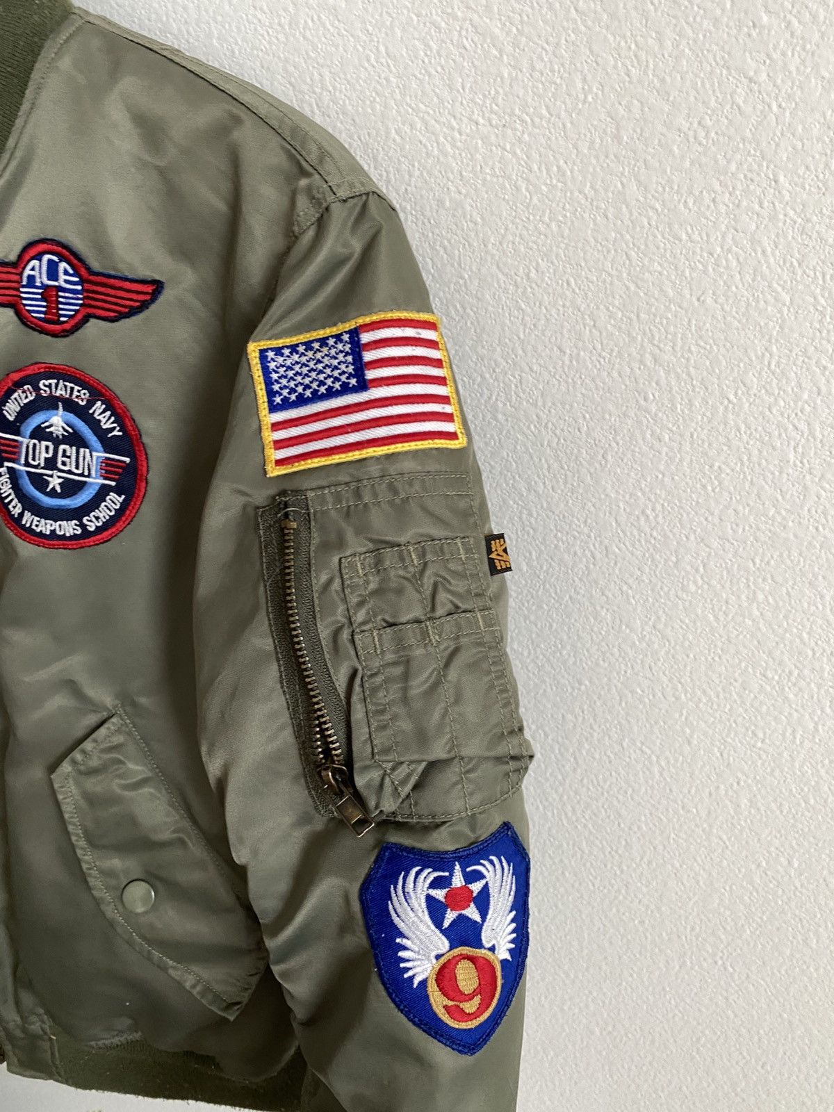 Alpha Industries Alpha Industries Multi Patch MA-1 Bomber Jacket Size US XXS / EU 40 - 4 Thumbnail