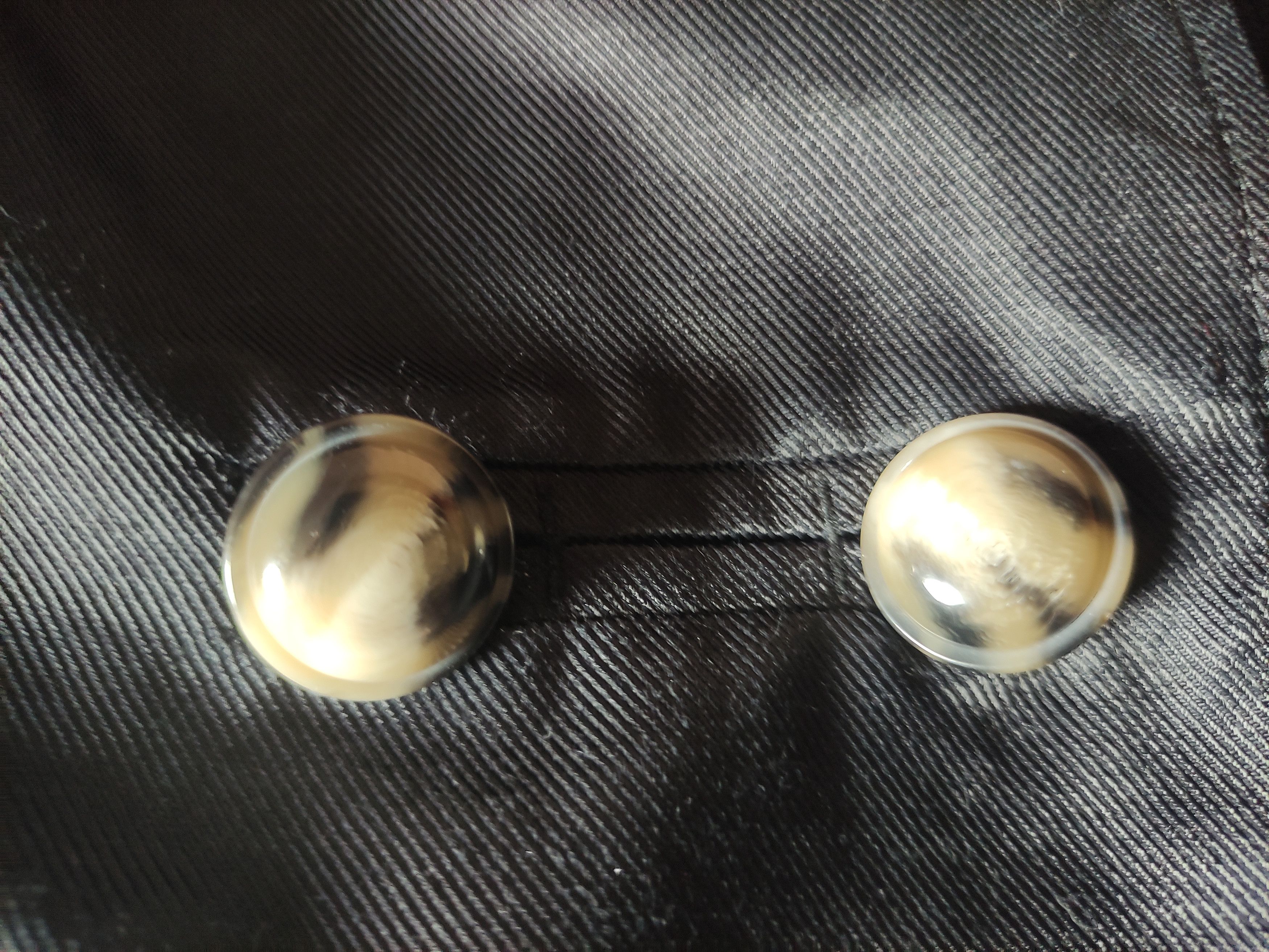 Designer × Vintage Vintage Gothic Formula Joven Black Cotton Trenchcoat Peacot Size M / US 6-8 / IT 42-44 - 8 Thumbnail