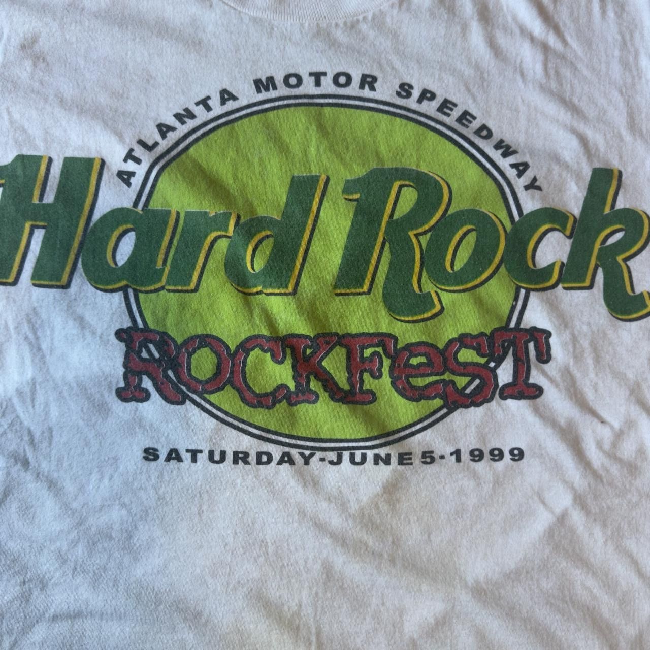 Band Tees Vintage 1999 Hard Rock Cafe Rock Fest Tee Shirt Size XL Size US L / EU 52-54 / 3 - 4 Thumbnail