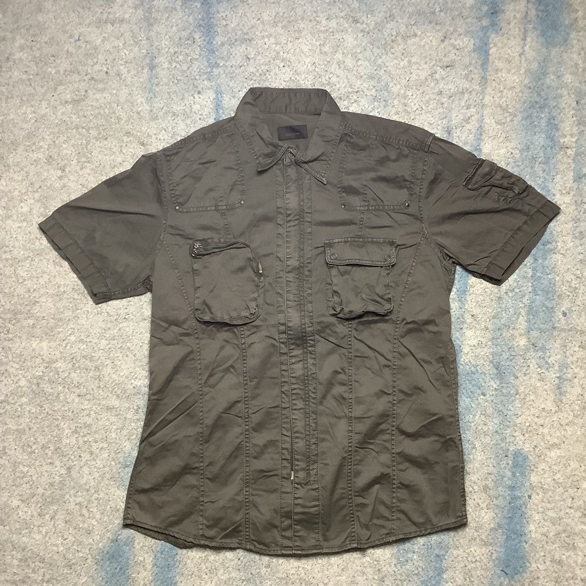 Issey Miyake × Le Grande Bleu (L.G.B.) × Tete Homme Vintage Bondage Military Issey Miyake Tete Homme Size US M / EU 48-50 / 2 - 1 Thumbnail