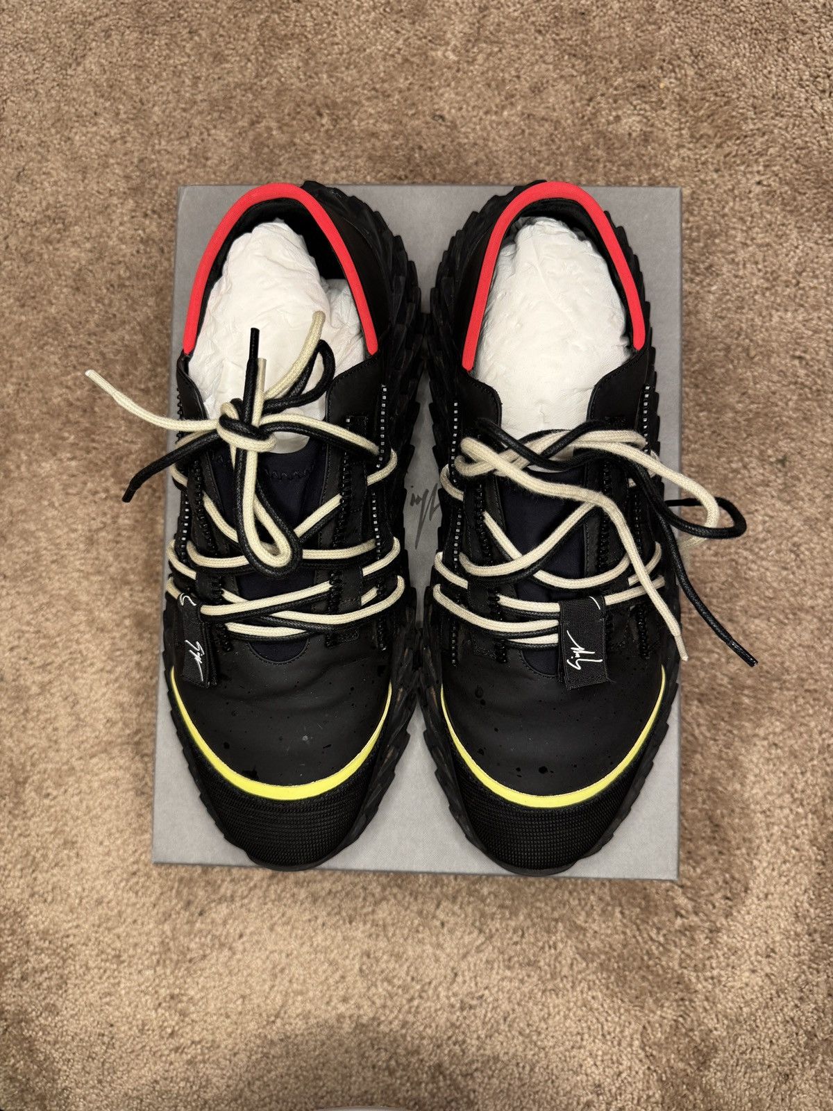 Giuseppe Zanotti Giuseppe Zanotti Urchin Oversized Sole Sneaker Size US 11 / EU 44 - 4 Thumbnail