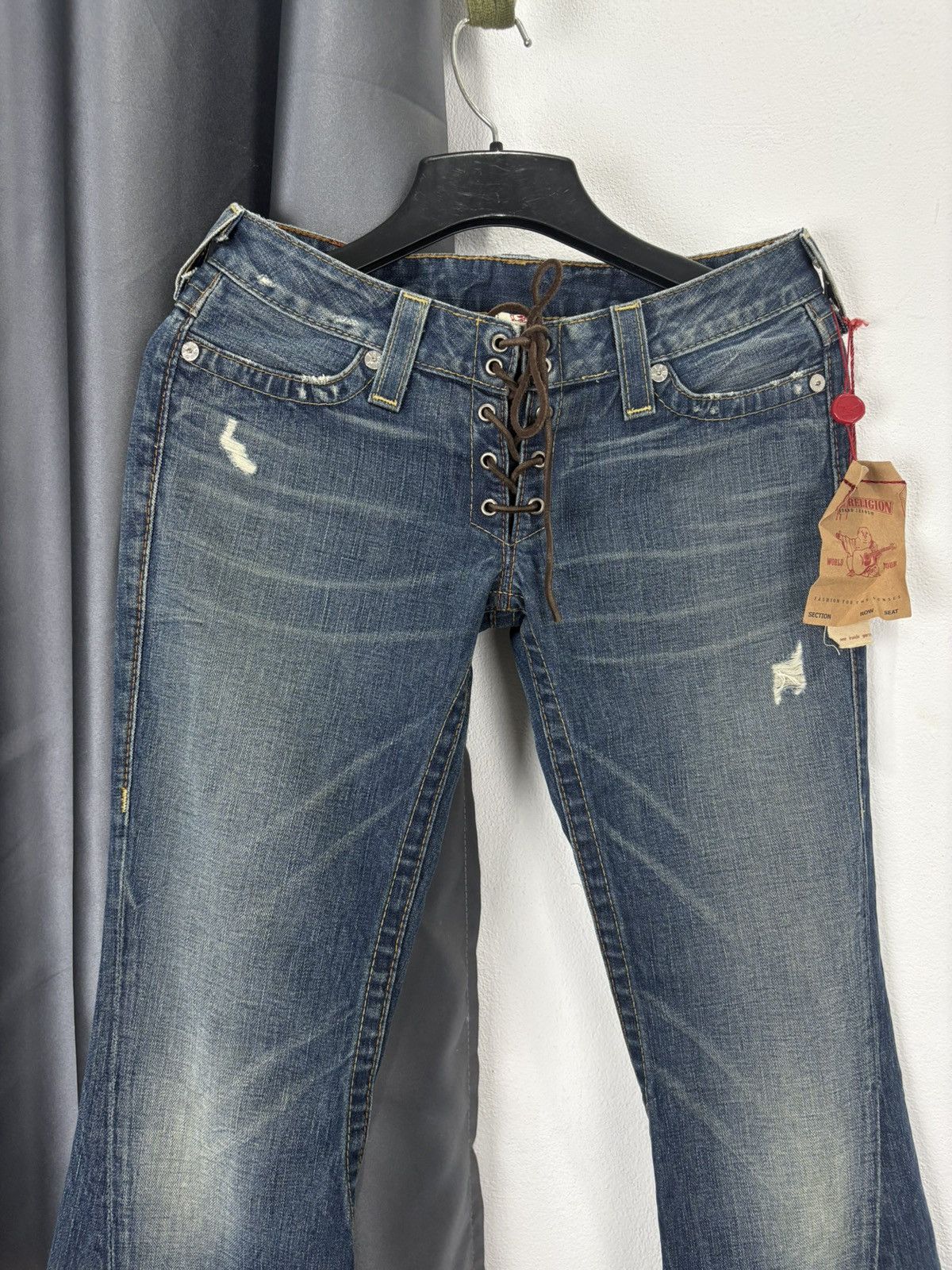 True Religion 💥 Vintage True Religion Brand Jeans 💥 Size 32" / US 10 / IT 46 - 3 Thumbnail