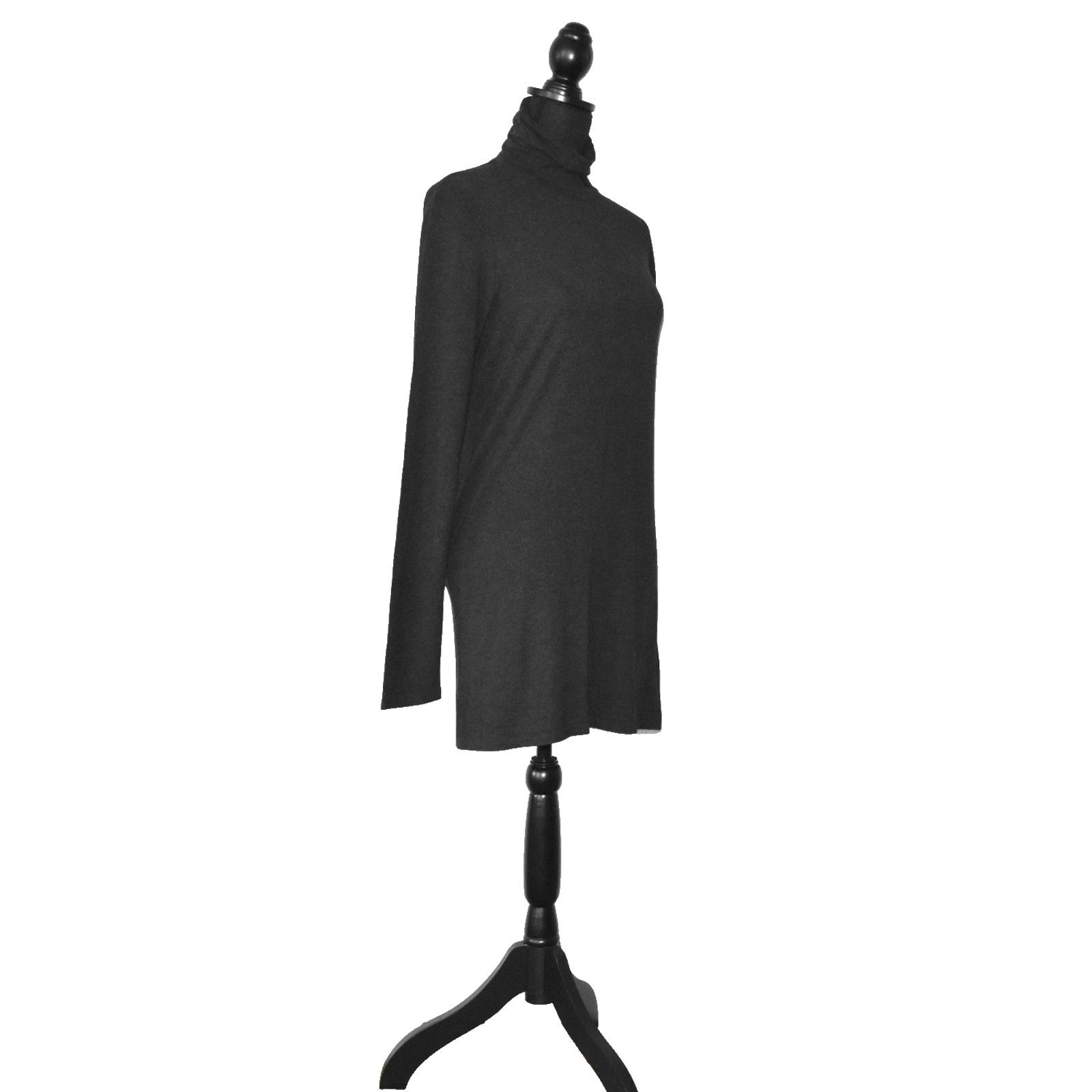 Eileen Fisher EILEEN FISHER Stretch Viscose Turtleneck Tunic Sweater Sz M Size M / US 6-8 / IT 42-44 - 2 Thumbnail