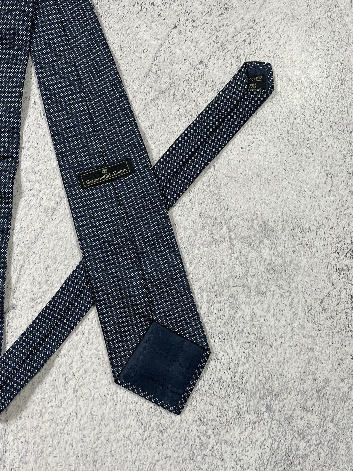 Ermenegildo Zegna × Vintage Vintage Ermenegildo Zegna Silk Tie Size ONE SIZE - 6 Thumbnail