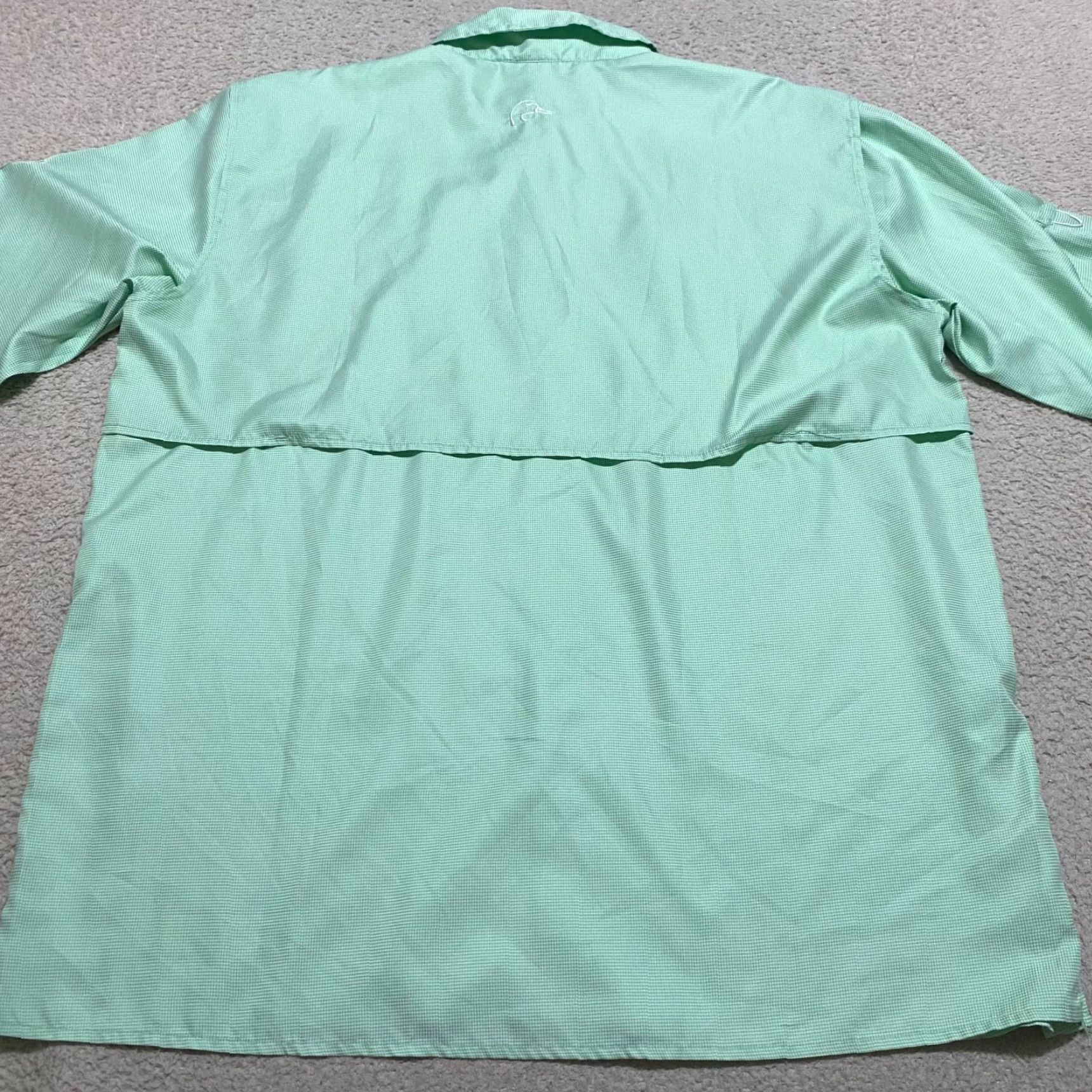 Vintage Ducks Unlimited Mens Large Shirt Green Plaid Long Sleeve Button-Down Vented Size US L / EU 52-54 / 3 - 2 Thumbnail