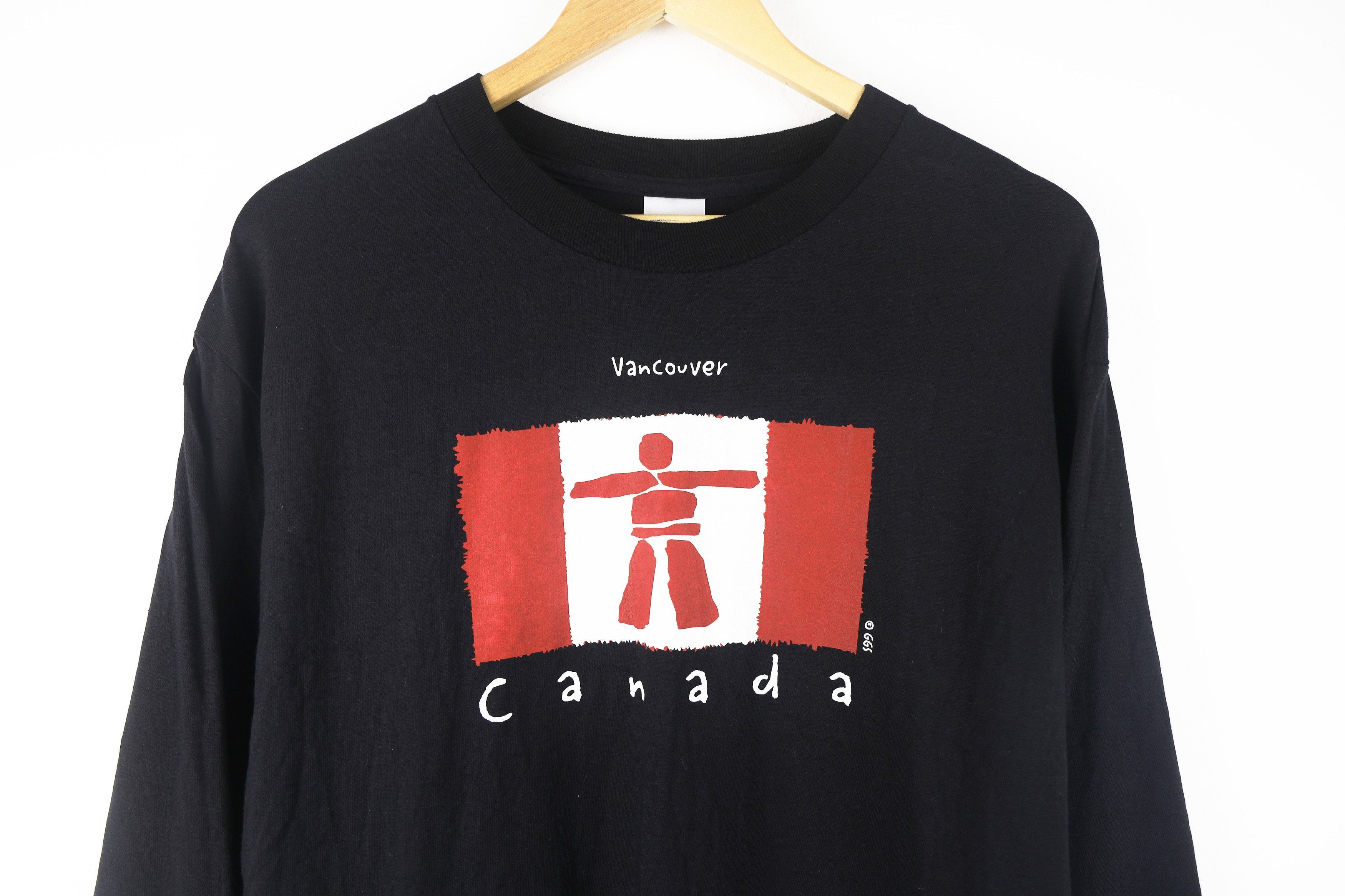 Crash Vancouver × Vintage Vintage 90s Canada Toronto Flag Graphic Long Sleeve T-shirt Size US L / EU 52-54 / 3 - 2 Thumbnail