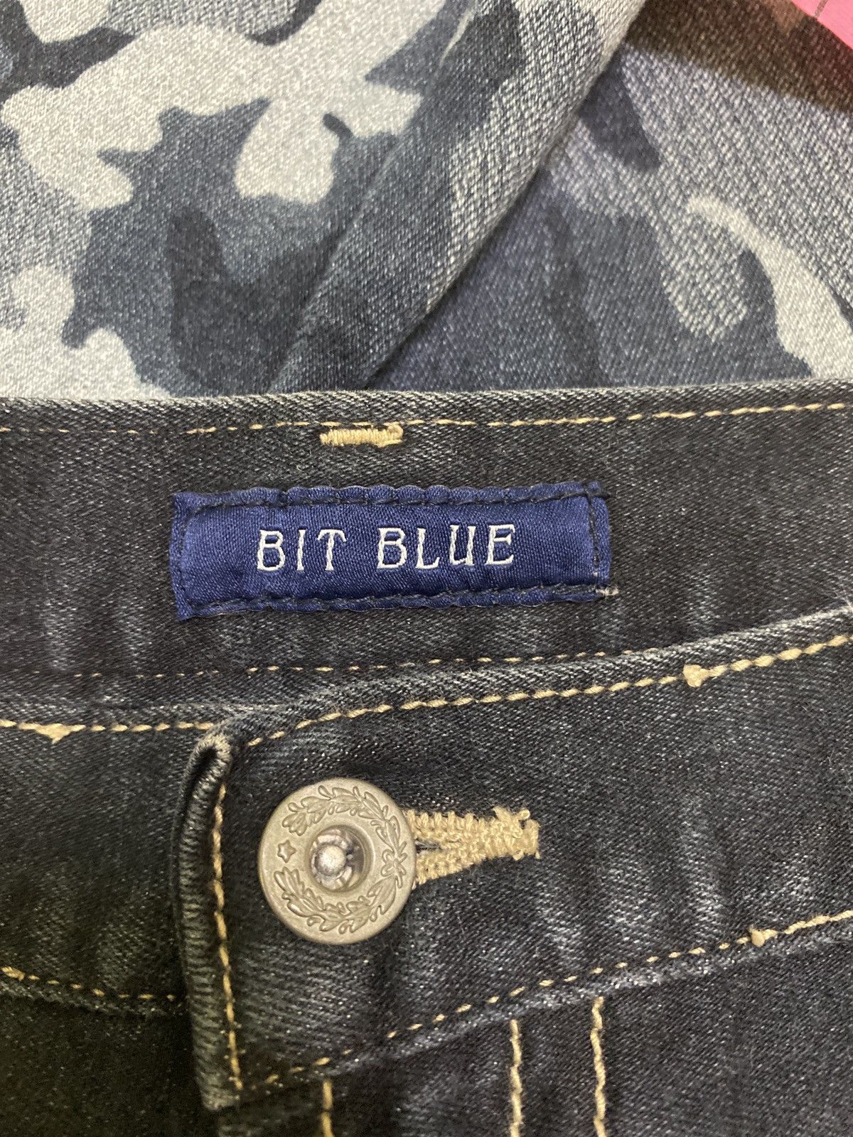 Japanese Brand Bit Blue Double Waist Camo style Baggy Denim Size US 32 / EU 48 - 20 Thumbnail