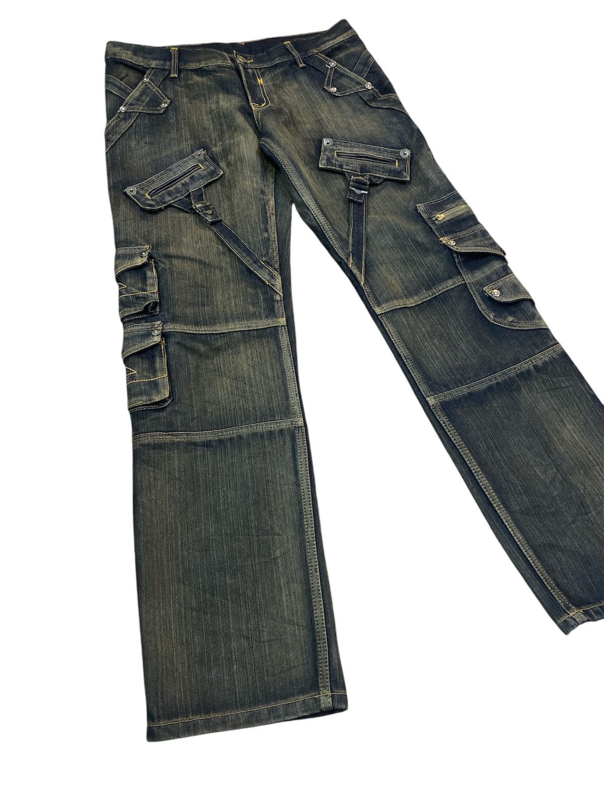 Japanese Brand Jeans De art Multipocket Jeans Size US 35 - 5 Thumbnail