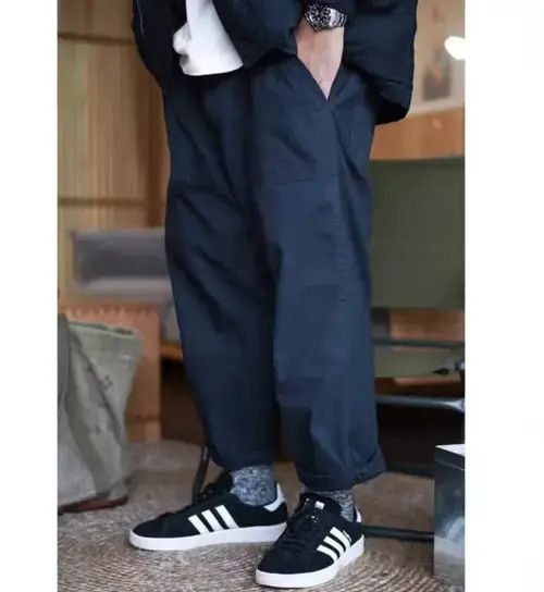 Other 2019A/W Simple Blue Japan Olive Military Pants Size US 32 / EU 48 - 3 Thumbnail
