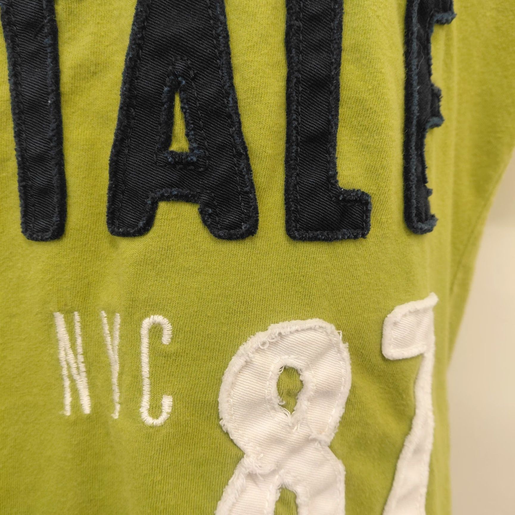 Vintage Aéropostale T-Shirt Men's Size Medium Neon Green Embroidered Logo Graphic Crew Neck Solid Green Short Sleeve Size US M / EU 48-50 / 2 - 5 Thumbnail