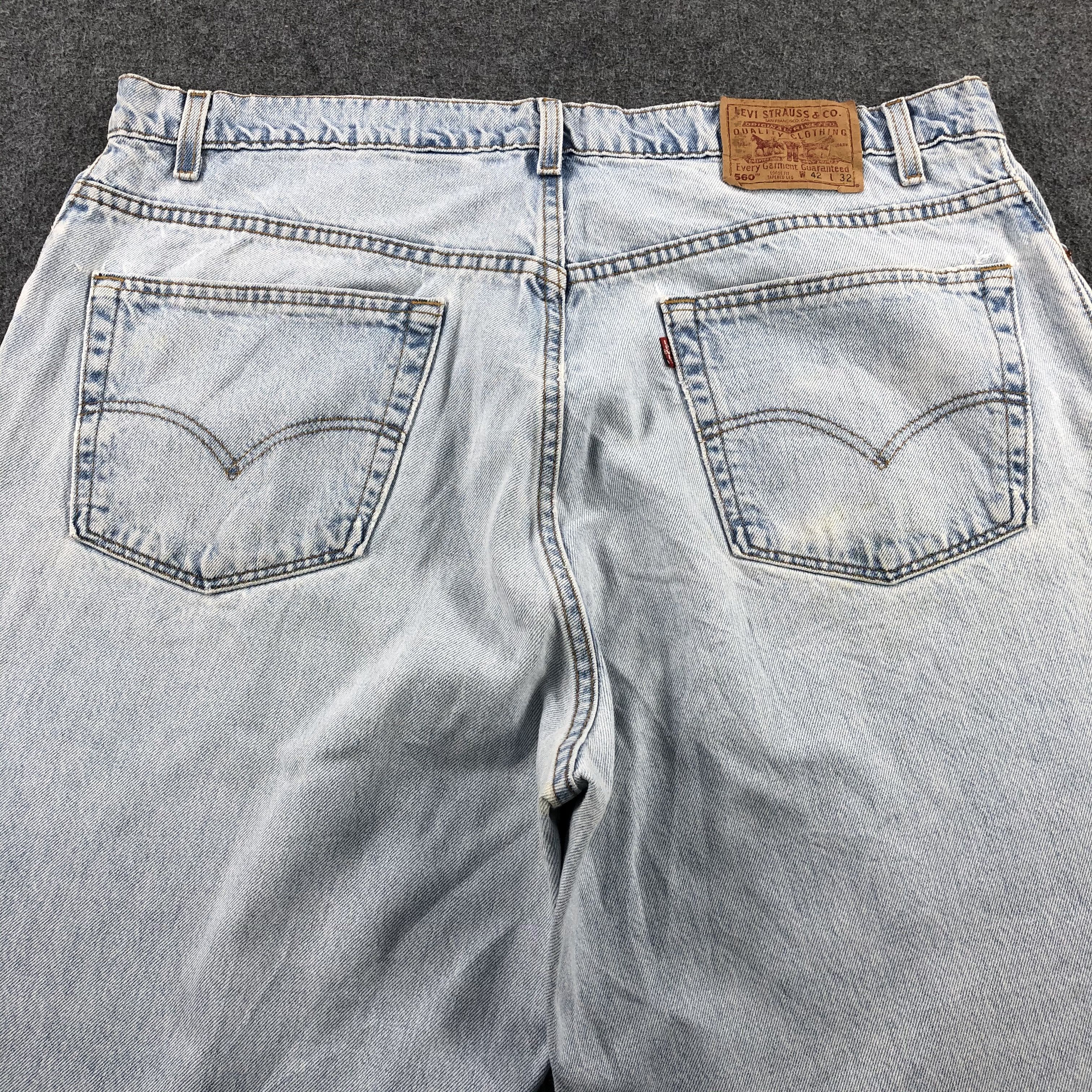 Levi's × Vintage Vintage 90s Light Wash Levis 560 Jeans-JM1894 Size US 41 - 5 Thumbnail