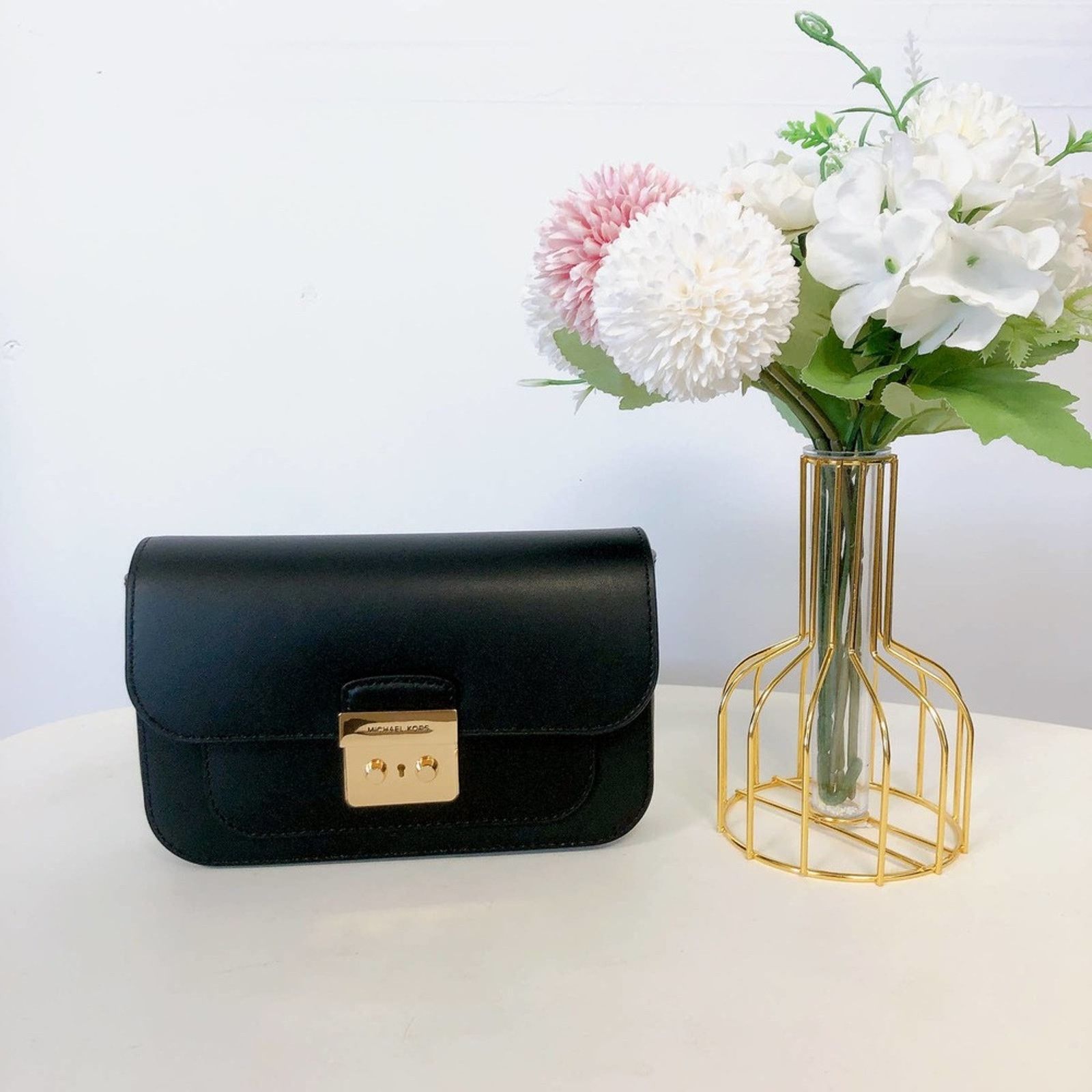 Michael Kors Michael Kors 35R3GS9N1L Sloan Editor Leather Shoulder bag Size ONE SIZE - 3 Thumbnail