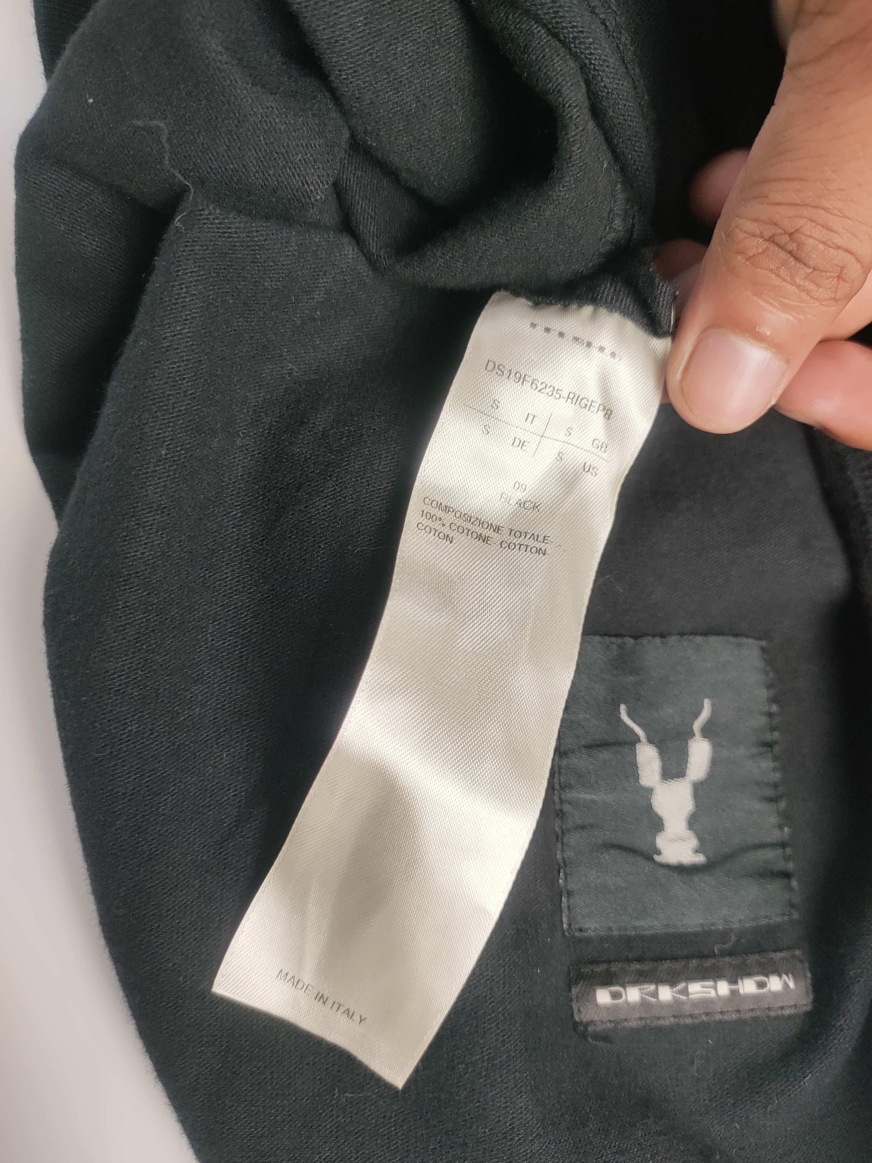 Rick Owens Drkshdw Rick Owens DRKSHDW Graphic Hoodie Tee Size US S / EU 44-46 / 1 - 15 Thumbnail