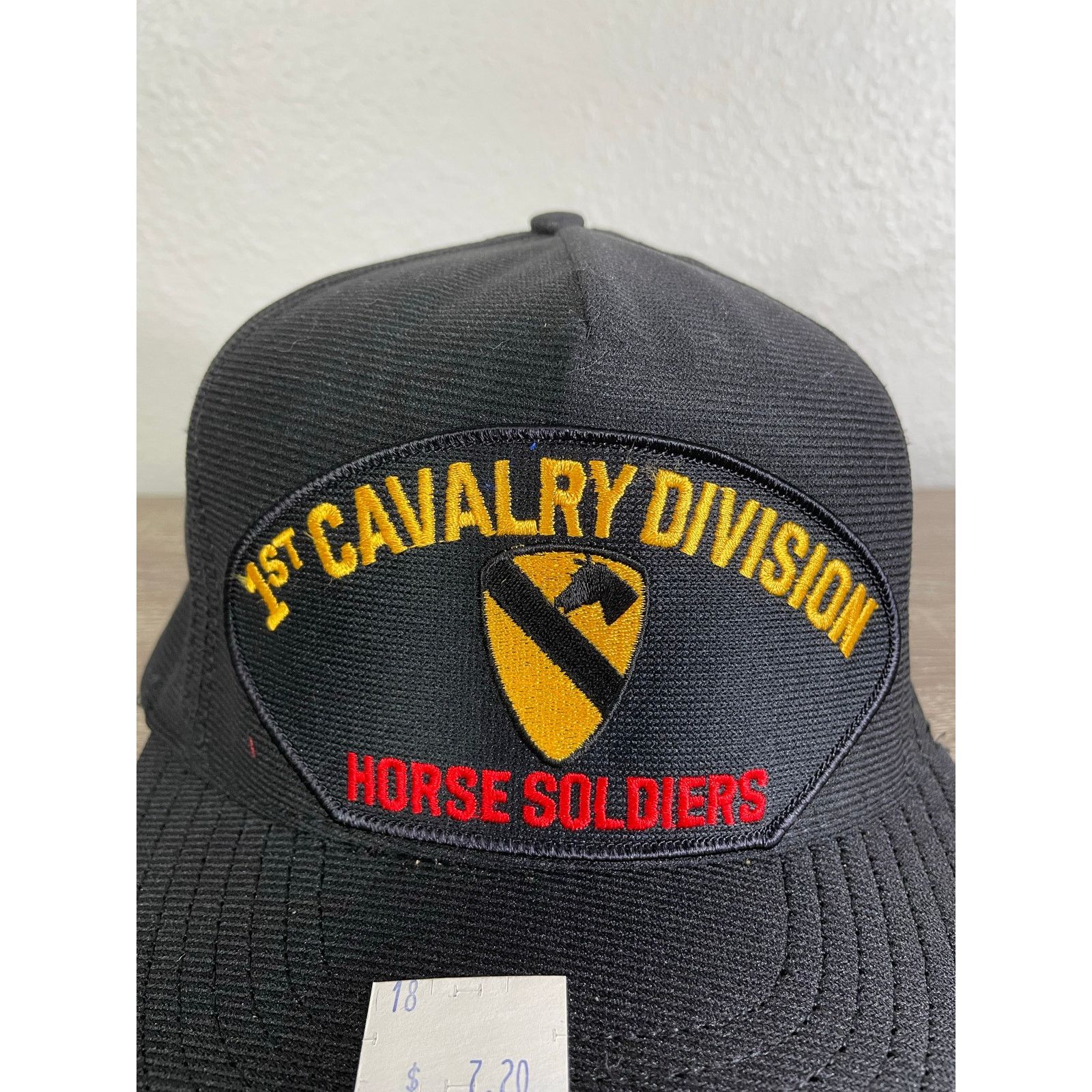 Vintage Vintage 1st Cavalry Division Hat Eagle USA Horse Soldier Size ONE SIZE - 4 Thumbnail