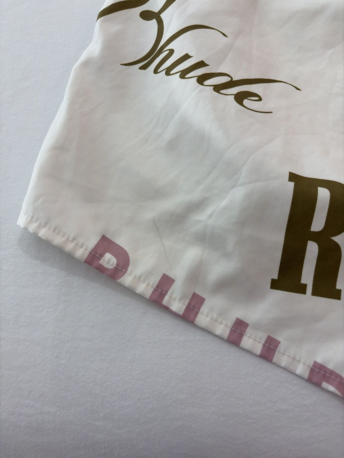 Rhude Rhude ‘Mash Up Logo Swim Trunks Cream/Multicolor’ Size US 26 / EU 42 - 11 Thumbnail