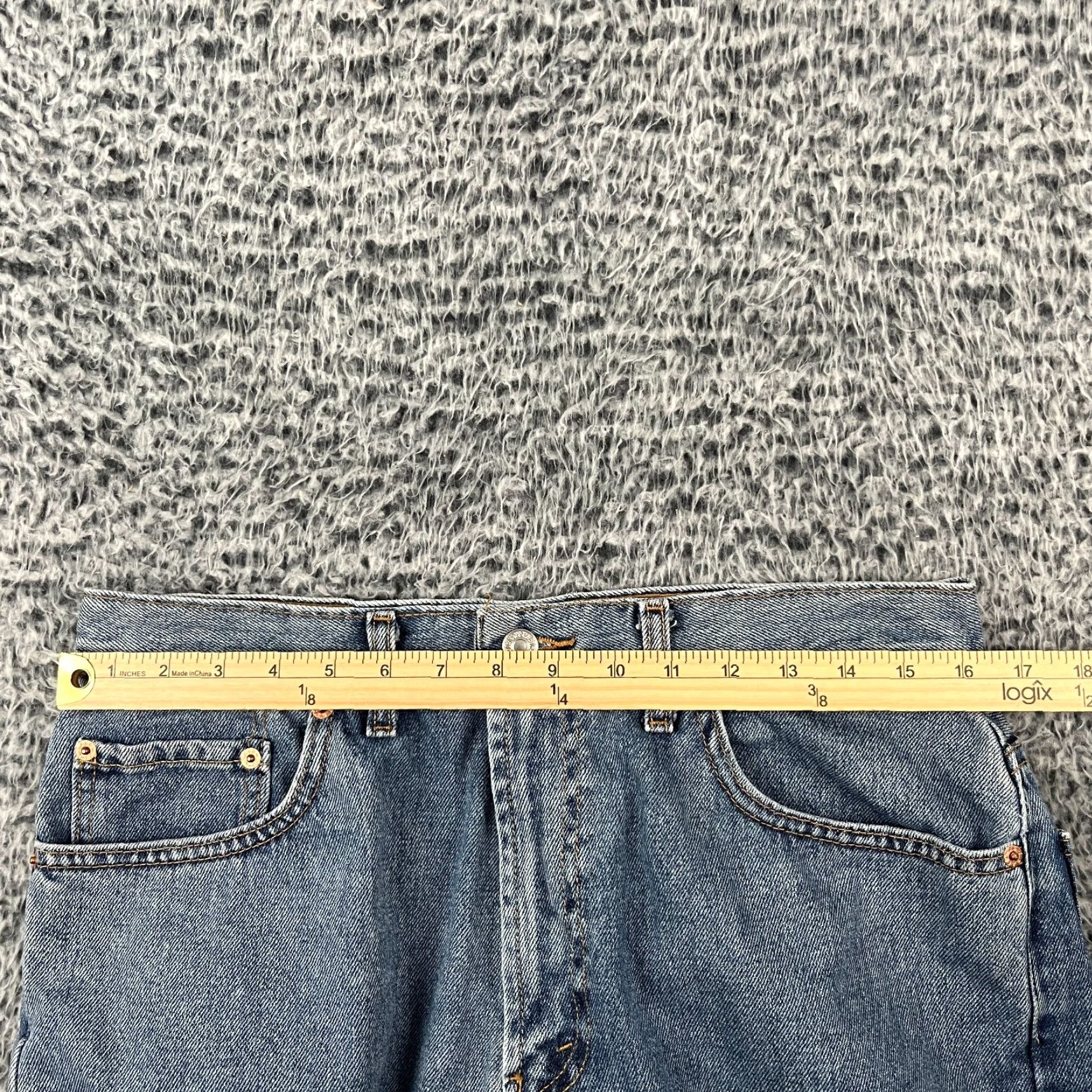 Levi's VINTAGE Levi's 505 Jeans Mens 36x34 Straight Denim Blue 5-Pocket Distressed Casual Size US 36 / EU 52 - 7 Thumbnail