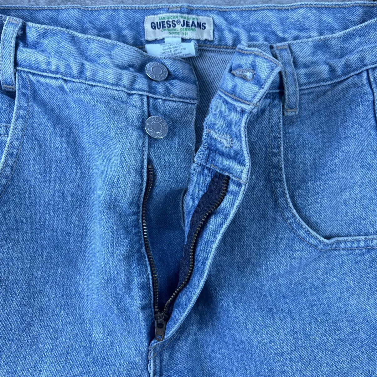 Guess Vintage 90s light wash guess jeans Size US 33 - 10 Thumbnail