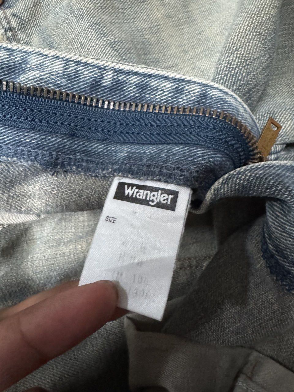 Other INSANE THRASHED 90s Wrangler Mudwash Distressed Sick Style Size US 30 / EU 46 - 10 Thumbnail