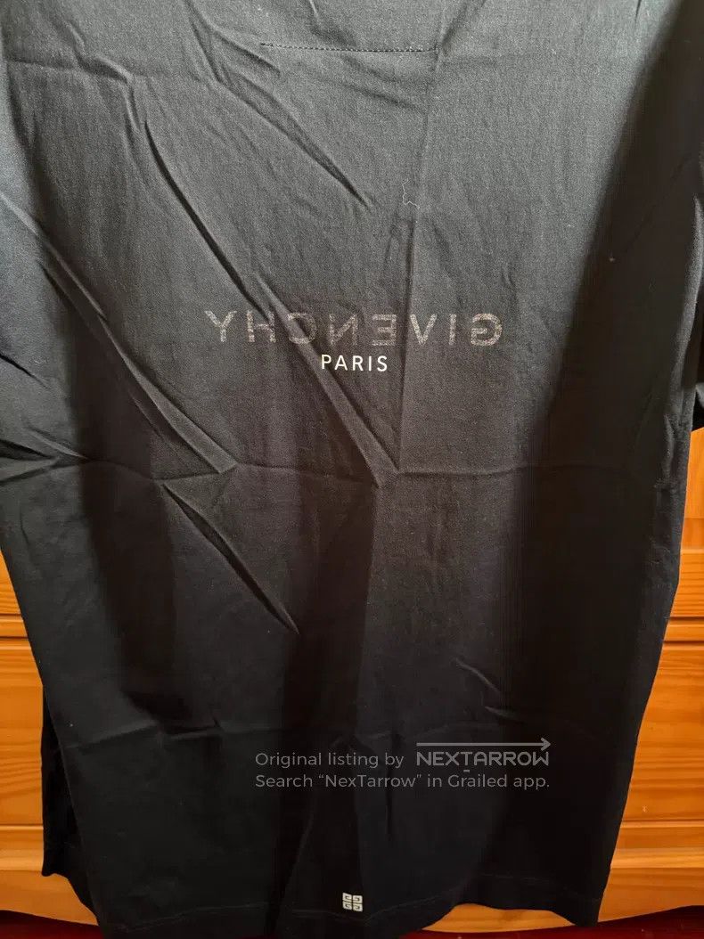 Givenchy Givenchy Inverted Logo T-Shirt Black Size US XL / EU 56 / 4 - 4 Thumbnail