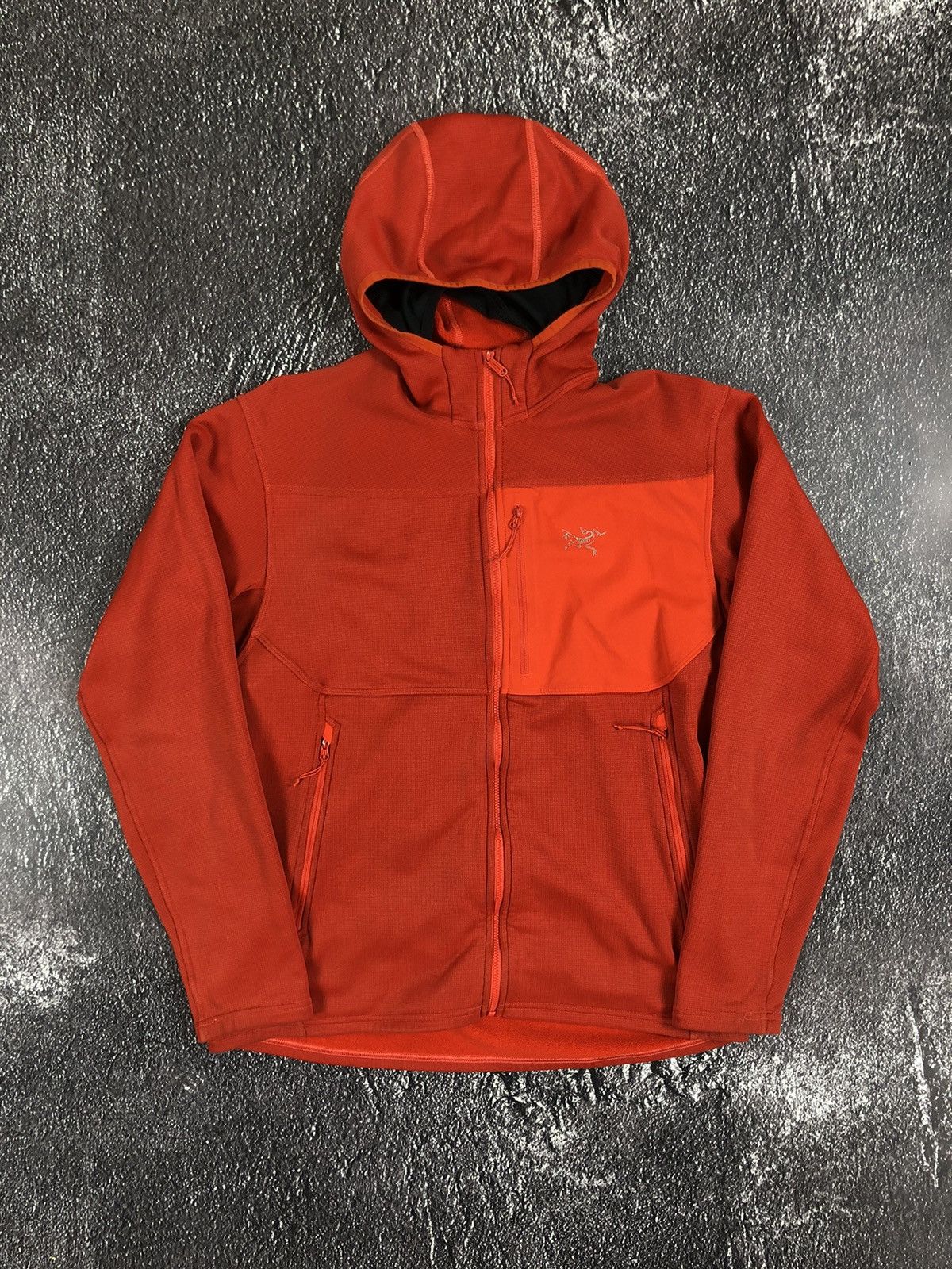 image of Arcteryx Fleece Hoodie in Red, Men's (Size Medium)