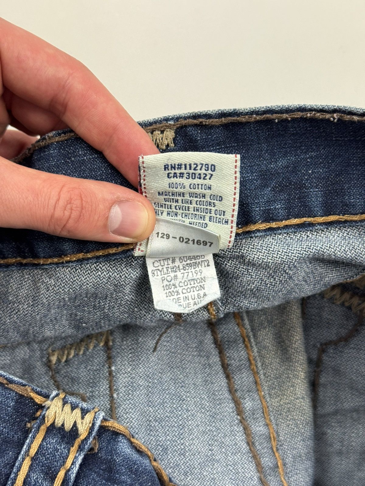 True Religion Distressed True Religion Hip Hop Jeans Pants Size US 36 / EU 52 - 13 Thumbnail