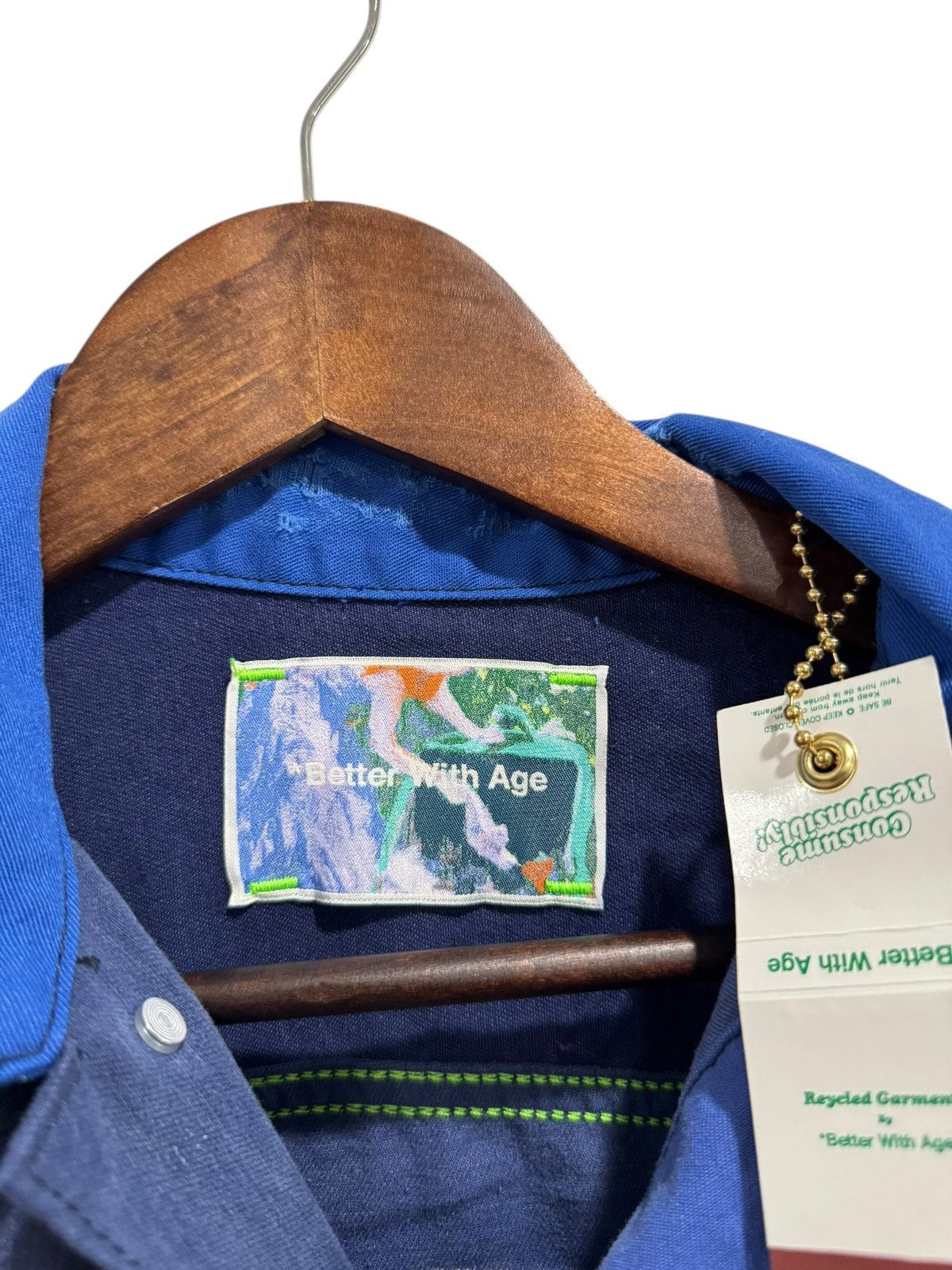 Better With Age Better With Age Camion Reconstructed French Work Jacket Blue Size US M / EU 48-50 / 2 - 9 Thumbnail