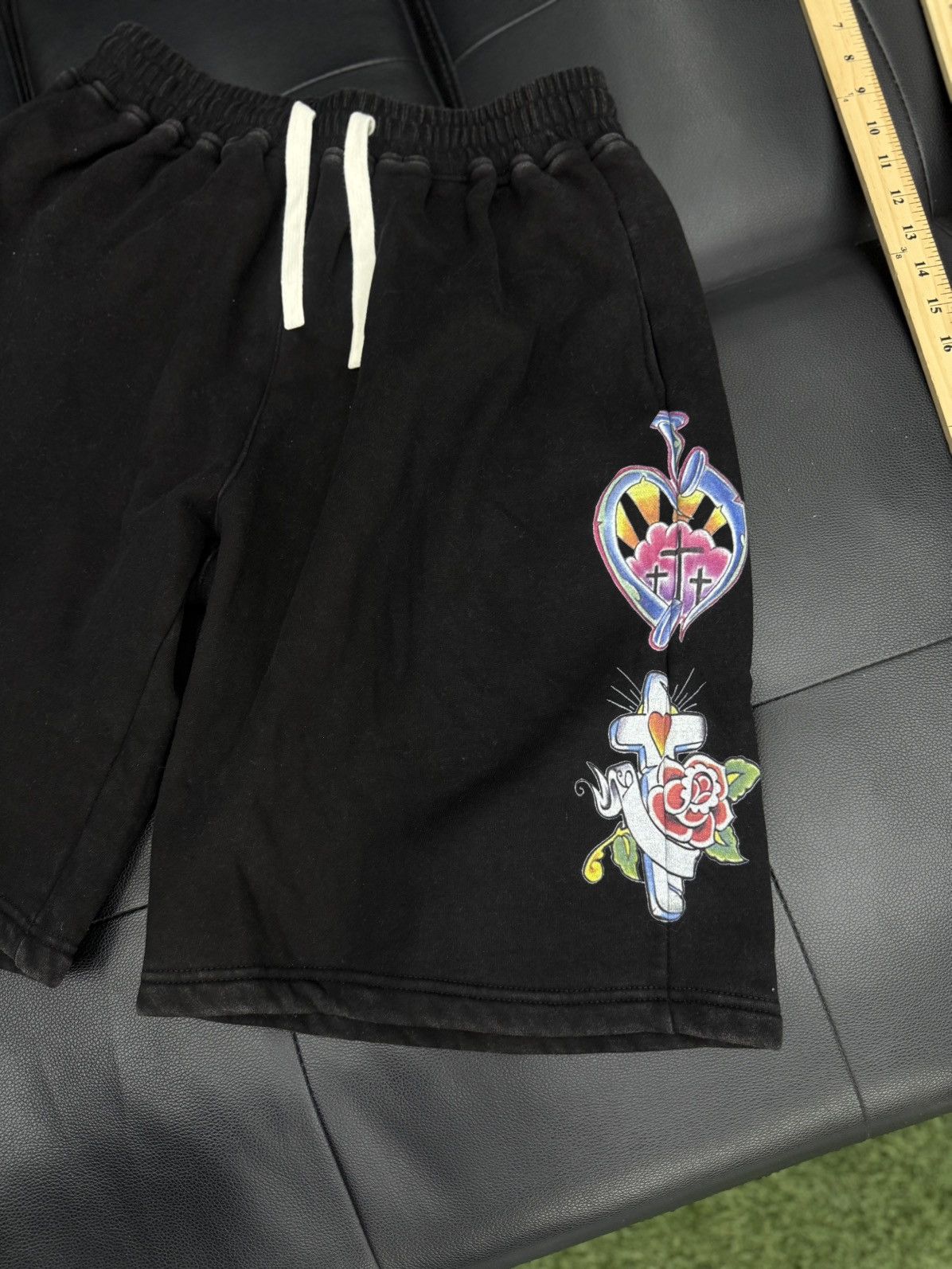 Other We Are Righteous Black Cotton Shorts Size Large (NEW) Size US 31 - 2 Thumbnail