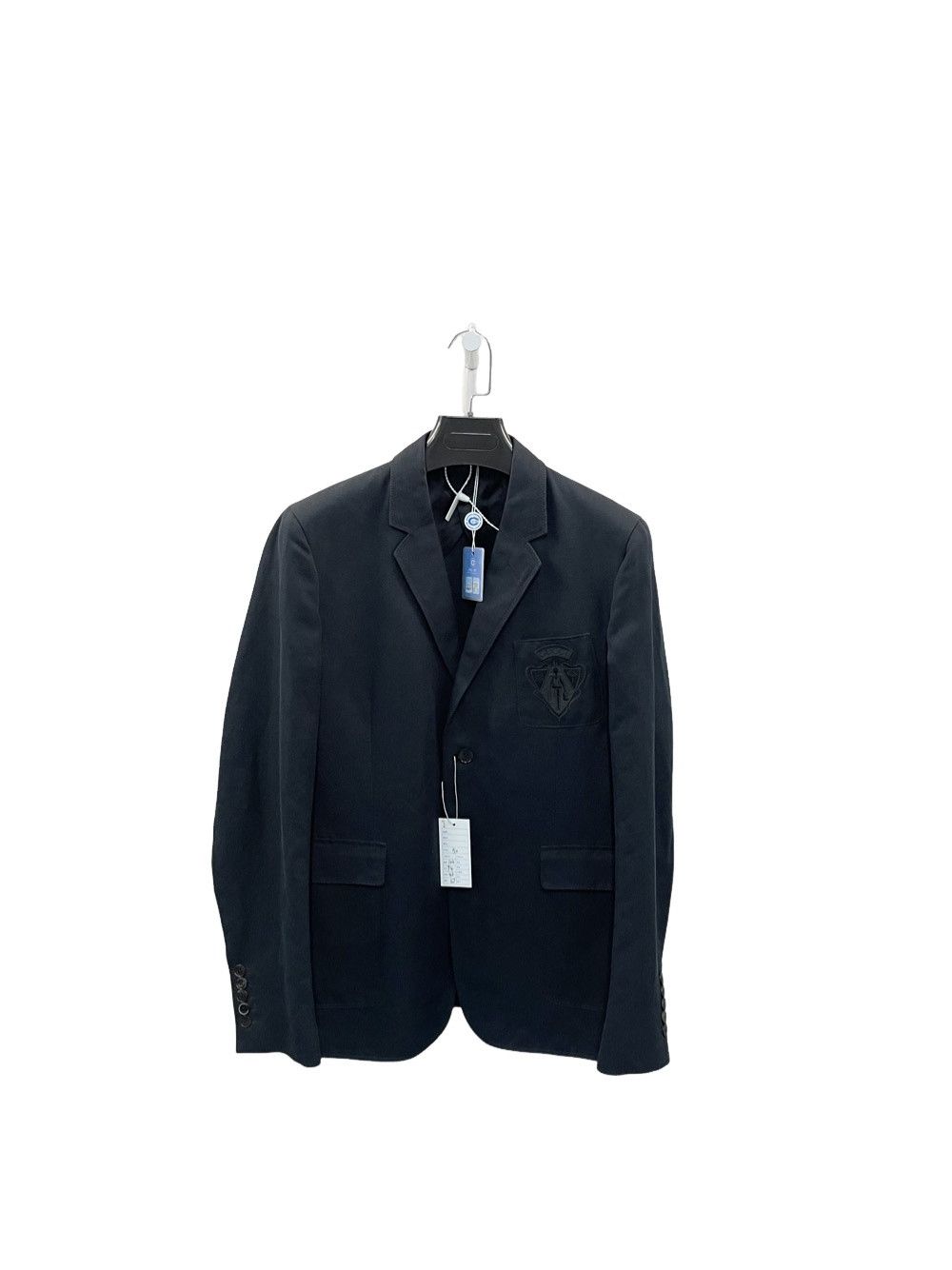 Gucci Gucci Crest Patch Cotton Linen Blazer Size 40R Size 40R - 1 Thumbnail