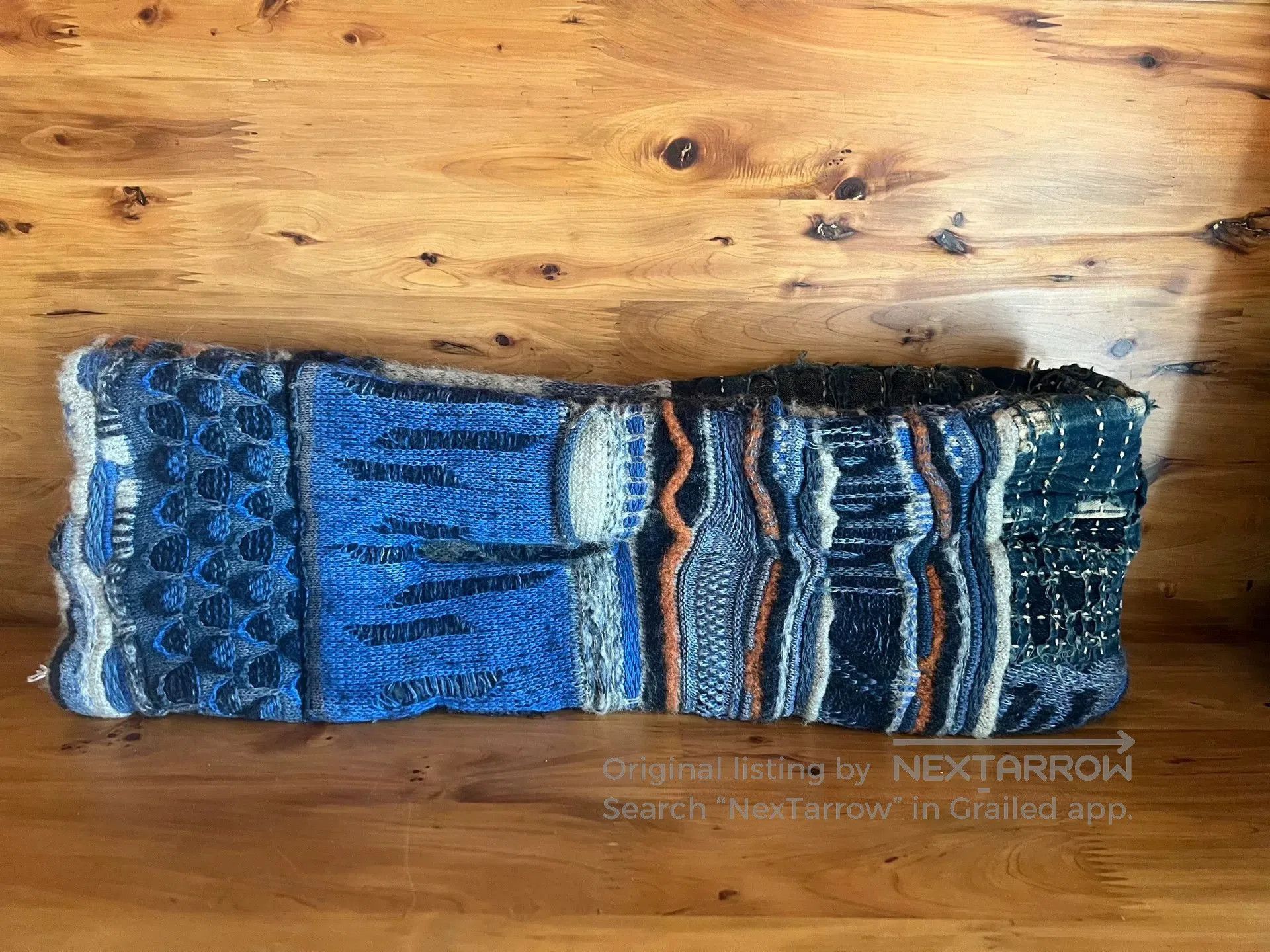 Kapital Kapital Anti-War Patchwork Scarf. Size ONE SIZE - 2 Thumbnail