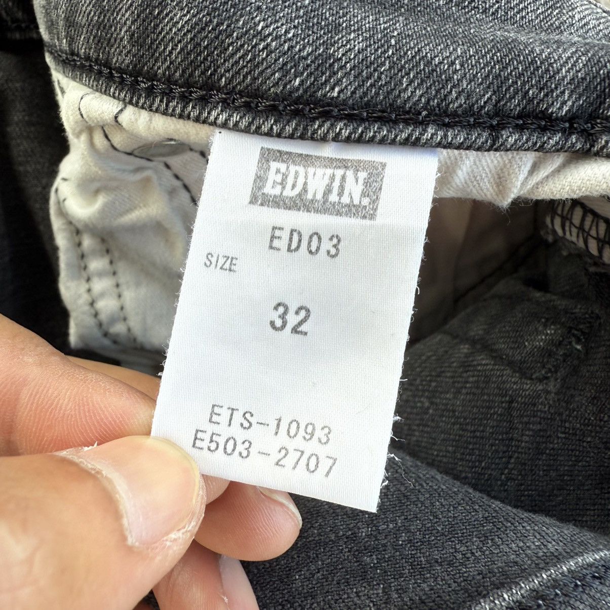 Edwin VINTAGE EDWIN BLACK DENIM FADED JEAN DENIM PANTS Size US 33 - 14 Thumbnail