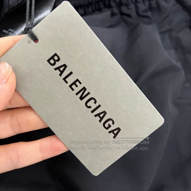 Balenciaga Balenciaga size S Black Letter Printed Elastic Waist Trous Size US 27 - 3 Thumbnail