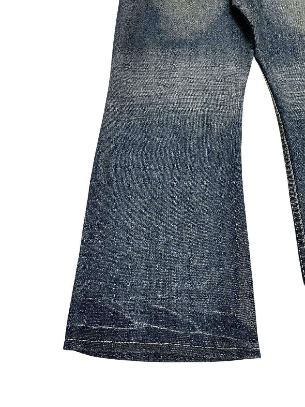 Flypaper Jeans Rare Design Vintage Brand Fly Paper Flared Jeans 2000s Size US 38 / EU 54 - 7 Thumbnail