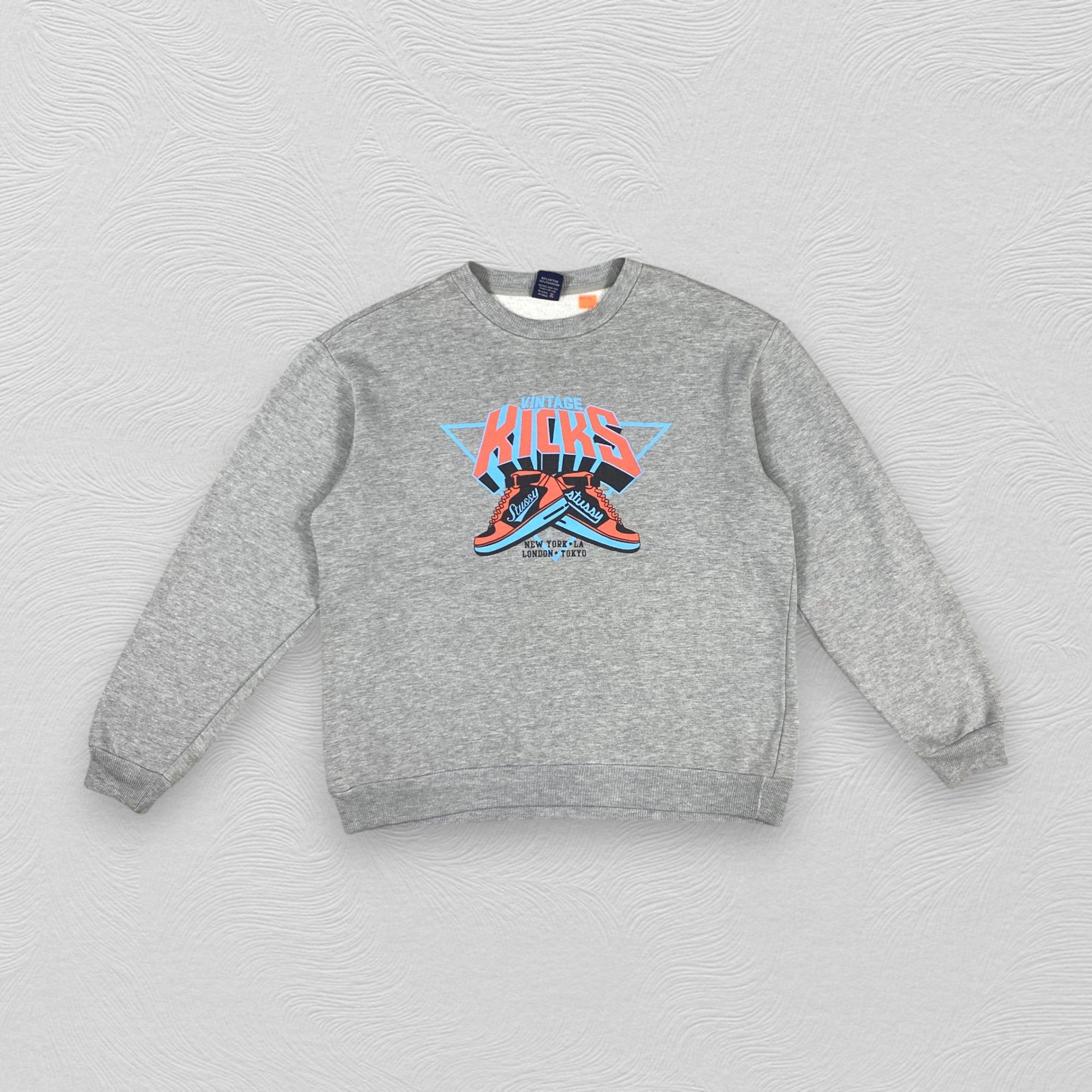 Stussy Vintage Stussy Vintage Kicks Sweatshirt USA - SW197 Size US L / EU 52-54 / 3 - 1 Thumbnail