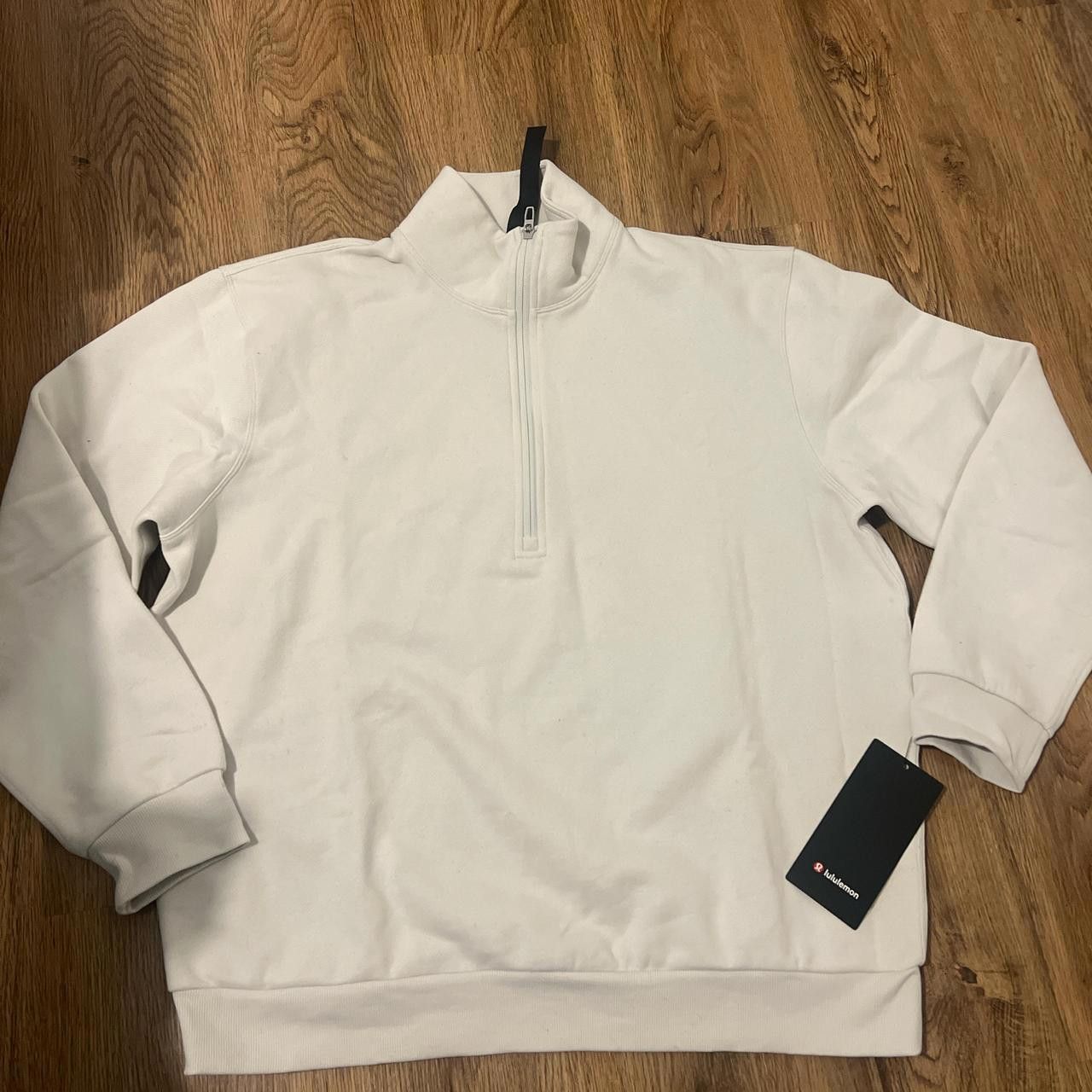 Lululemon Lululemon Men's White and Cream Jumper Size US L / EU 52-54 / 3 - 2 Thumbnail