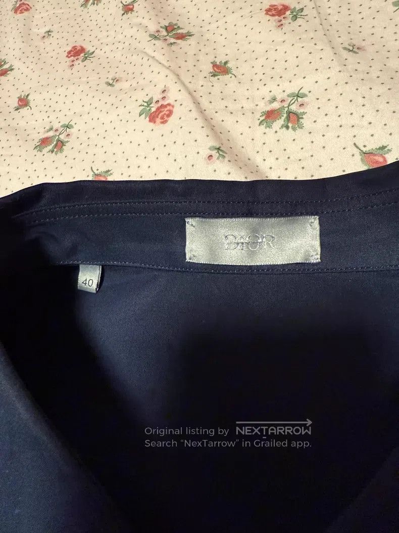 Dior Dior Blue long-sleeved shirt Size US XXS / EU 40 - 2 Thumbnail