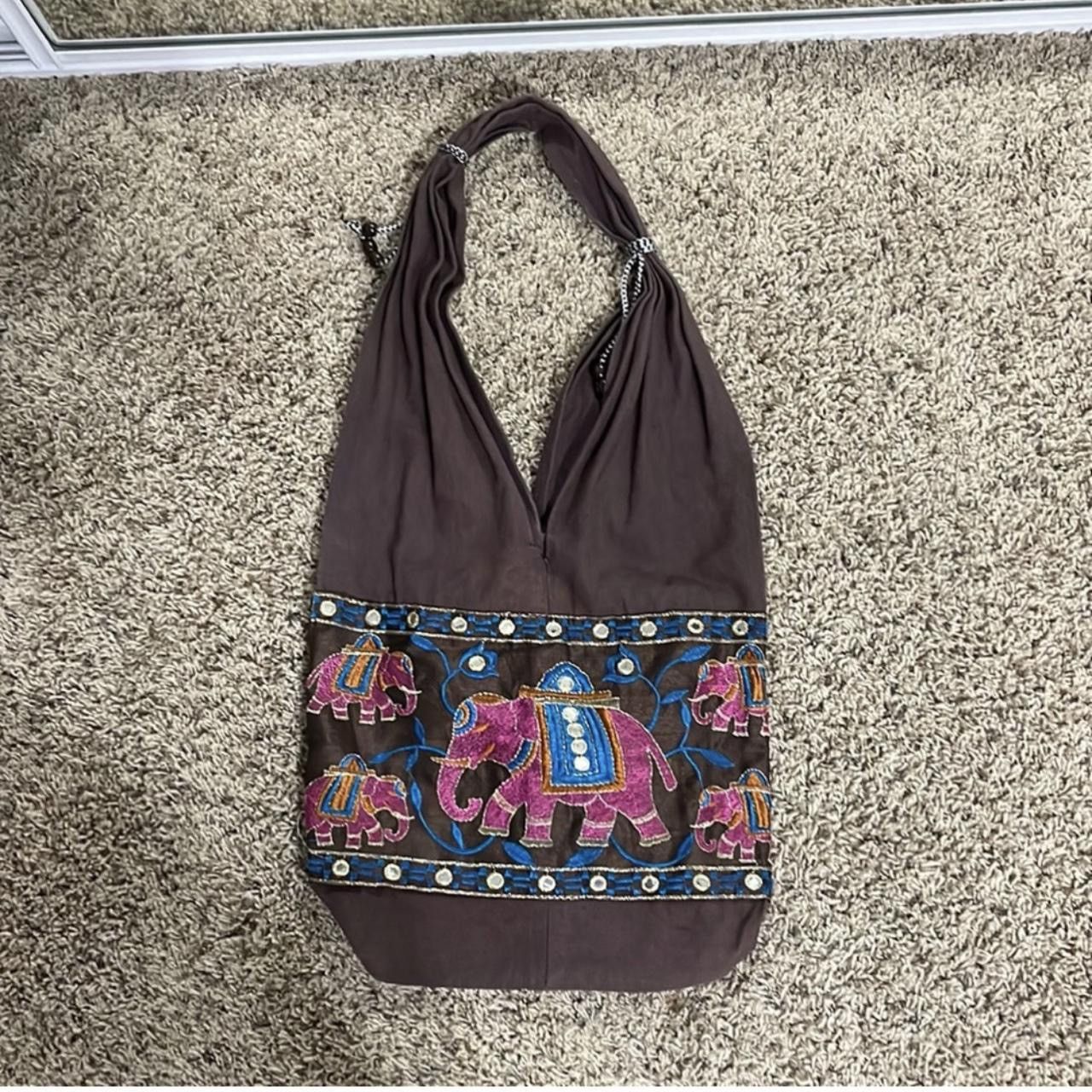 Vintage Adorable Elephant Tote Bag Size ONE SIZE - 1 Thumbnail