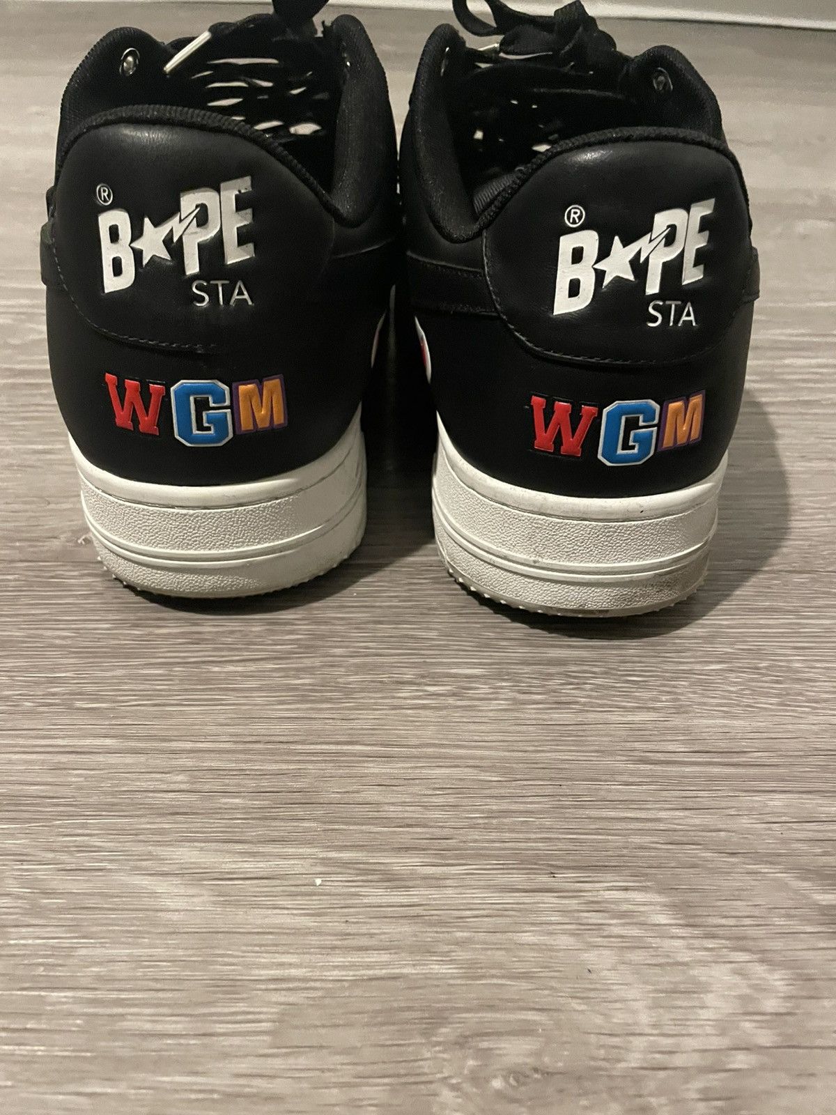 Bape Bapesta Shark M2 Black Size US 12 / EU 45 - 5 Thumbnail